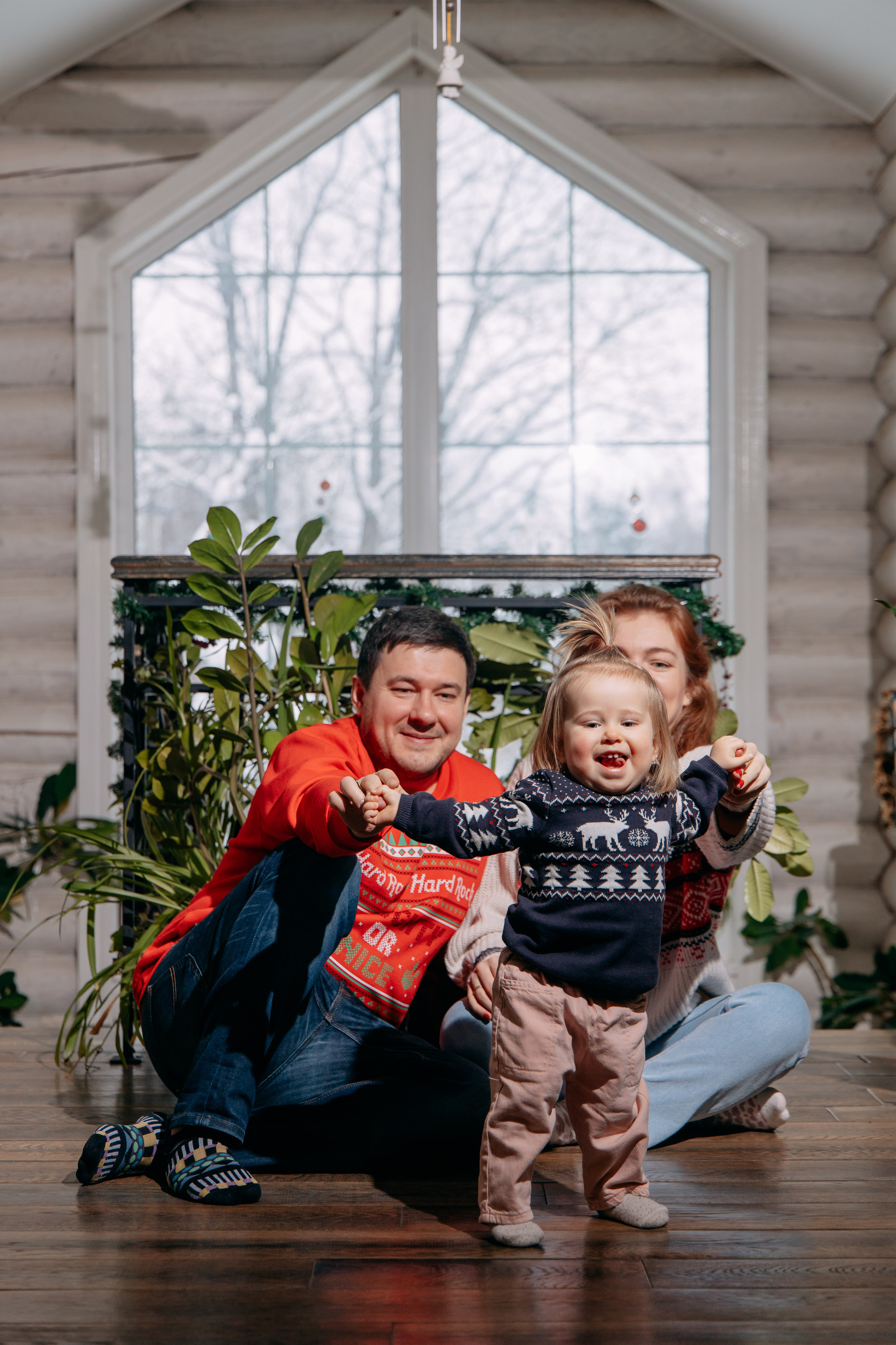 Новогодняя фотосъемка на дому, 4 семьи. Фото и видео съемка. Андрей Ионов