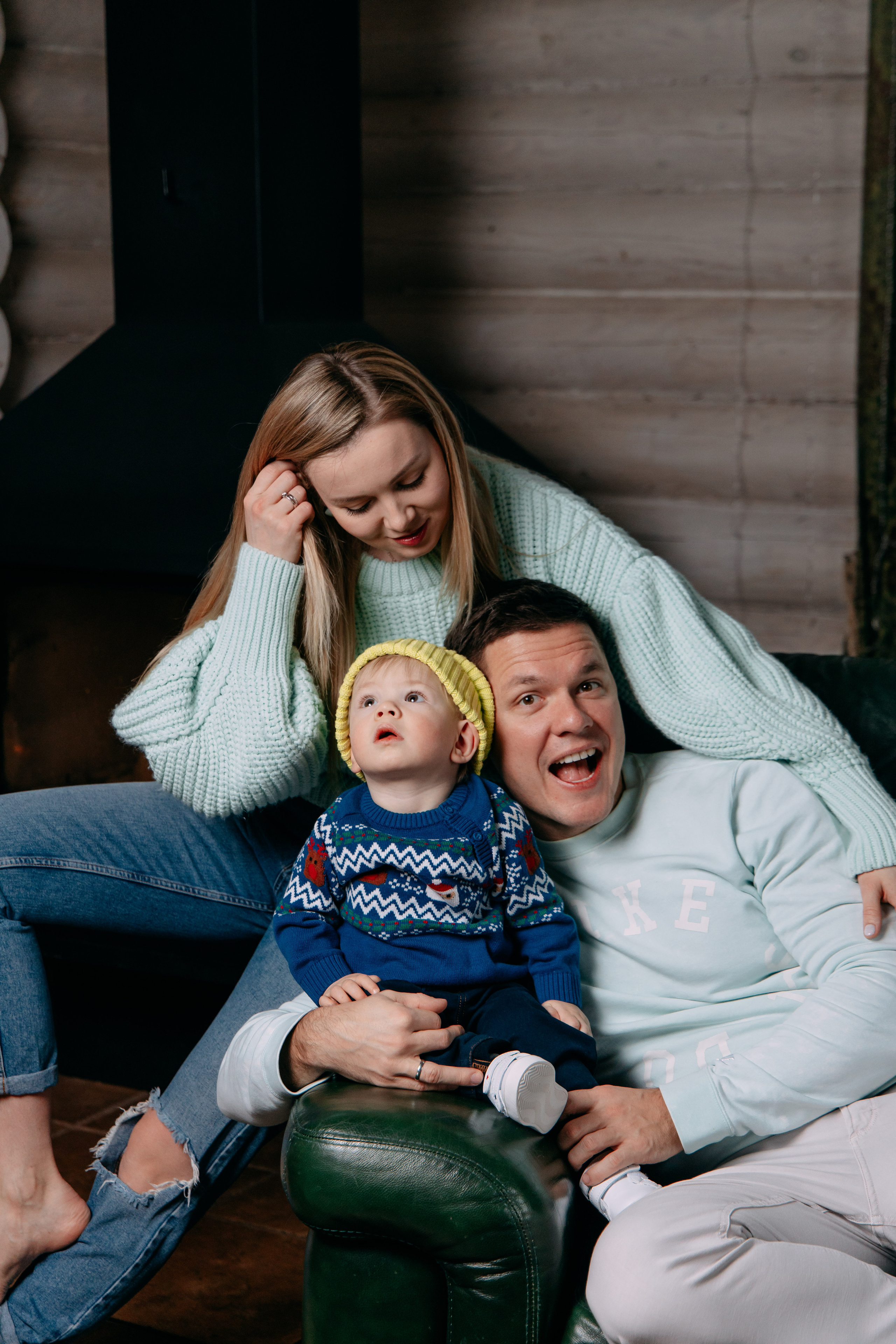 Новогодняя фотосъемка на дому, 4 семьи. Фото и видео съемка. Андрей Ионов