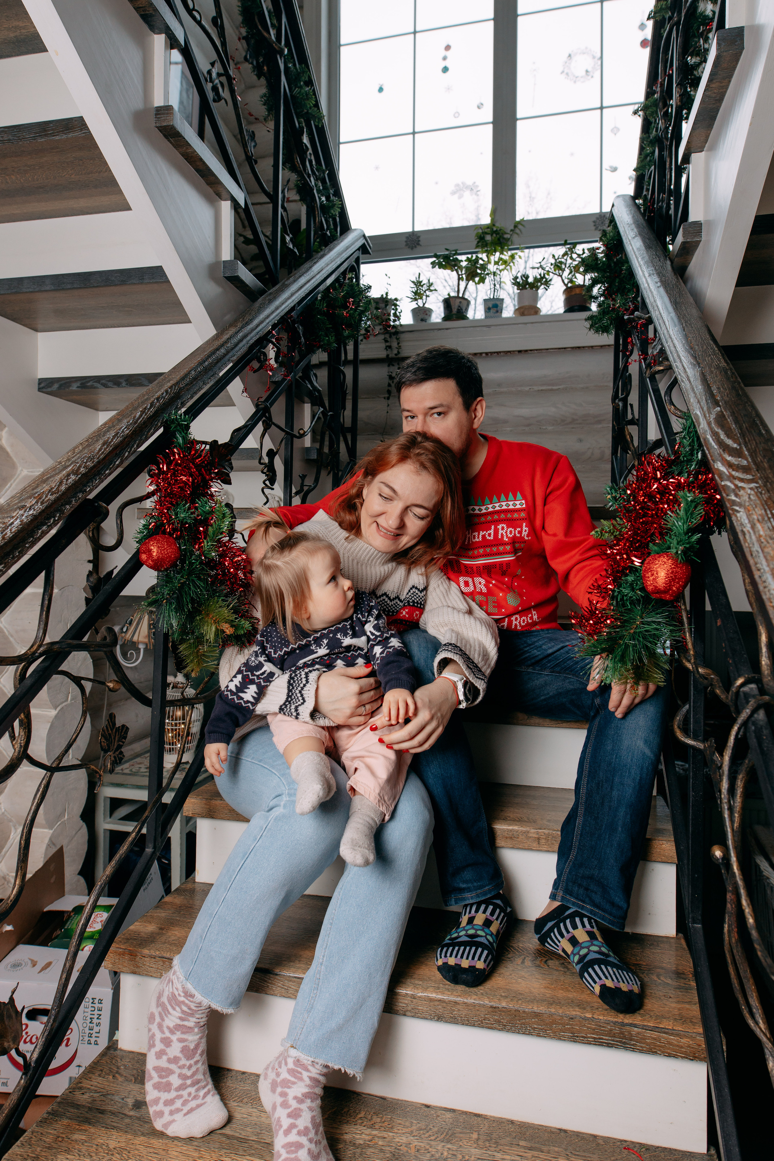 Новогодняя фотосъемка на дому, 4 семьи. Фото и видео съемка. Андрей Ионов