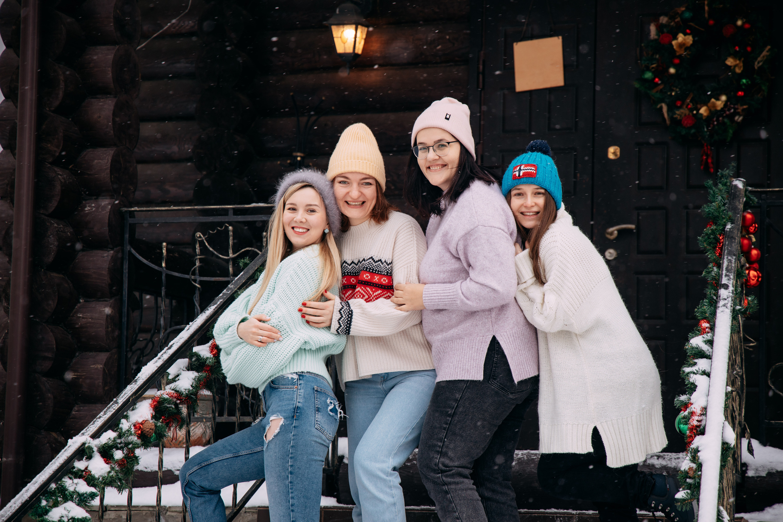 Новогодняя фотосъемка на дому, 4 семьи. Фото и видео съемка. Андрей Ионов