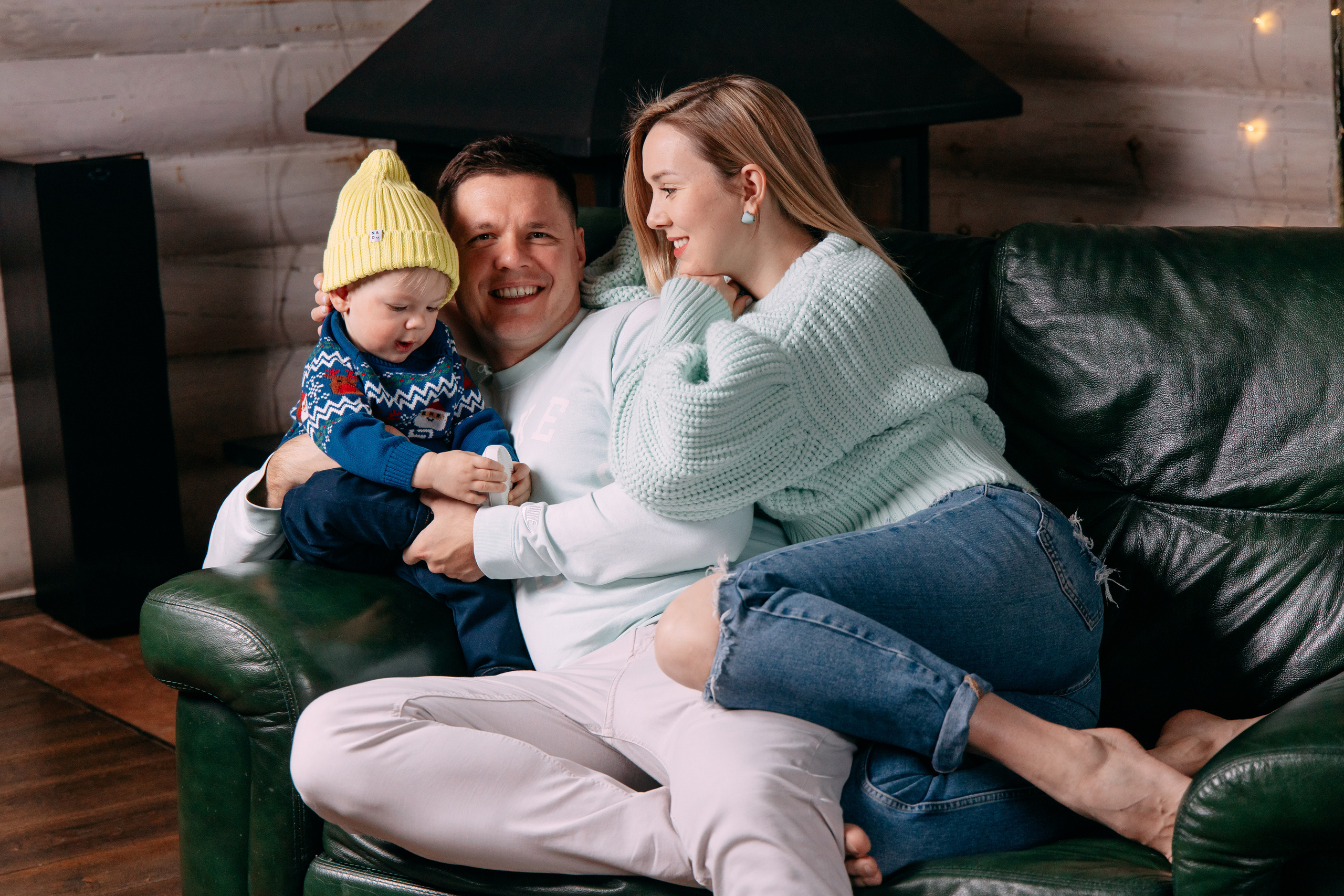 Новогодняя фотосъемка на дому, 4 семьи. Фото и видео съемка. Андрей Ионов