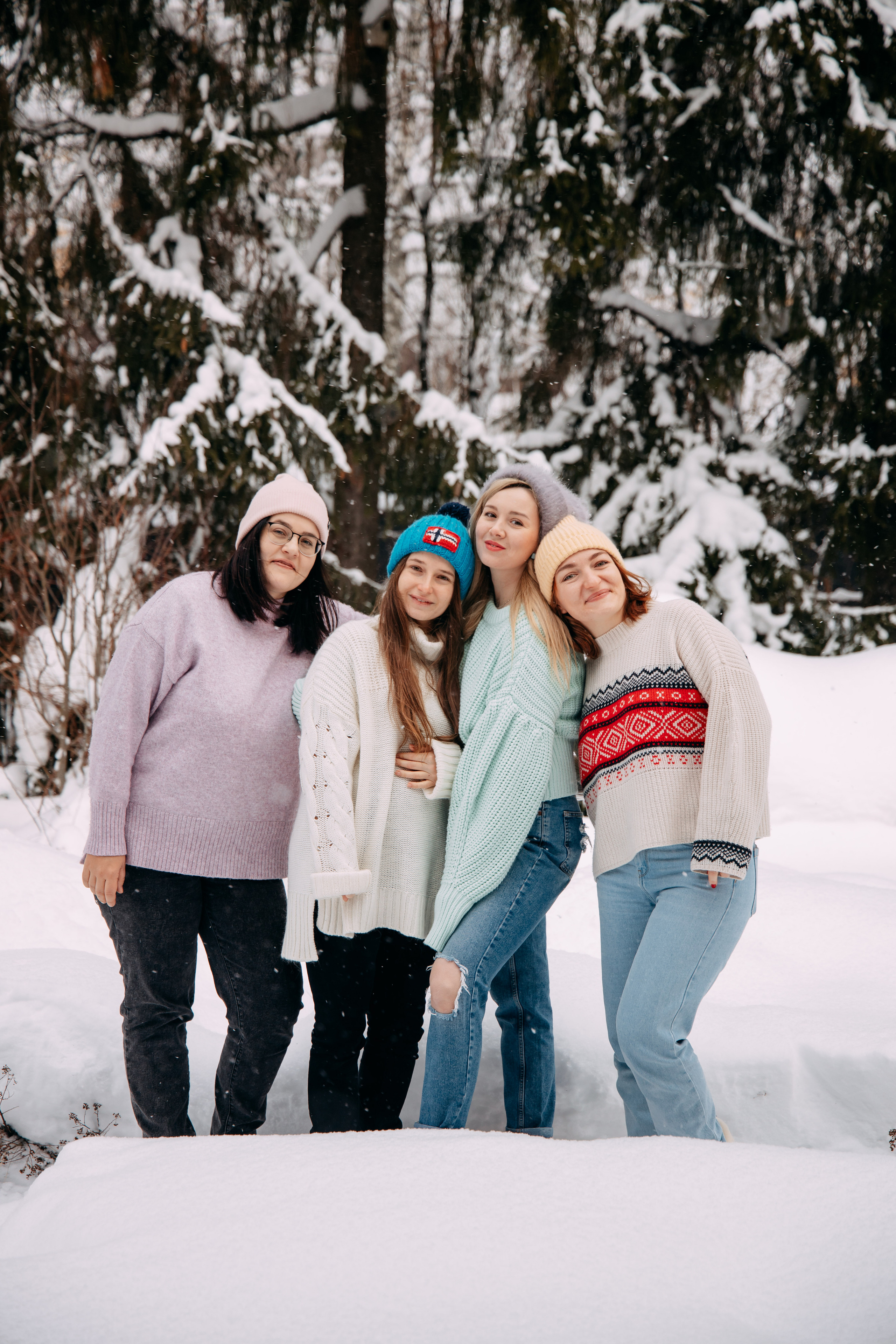 Новогодняя фотосъемка на дому, 4 семьи. Фото и видео съемка. Андрей Ионов