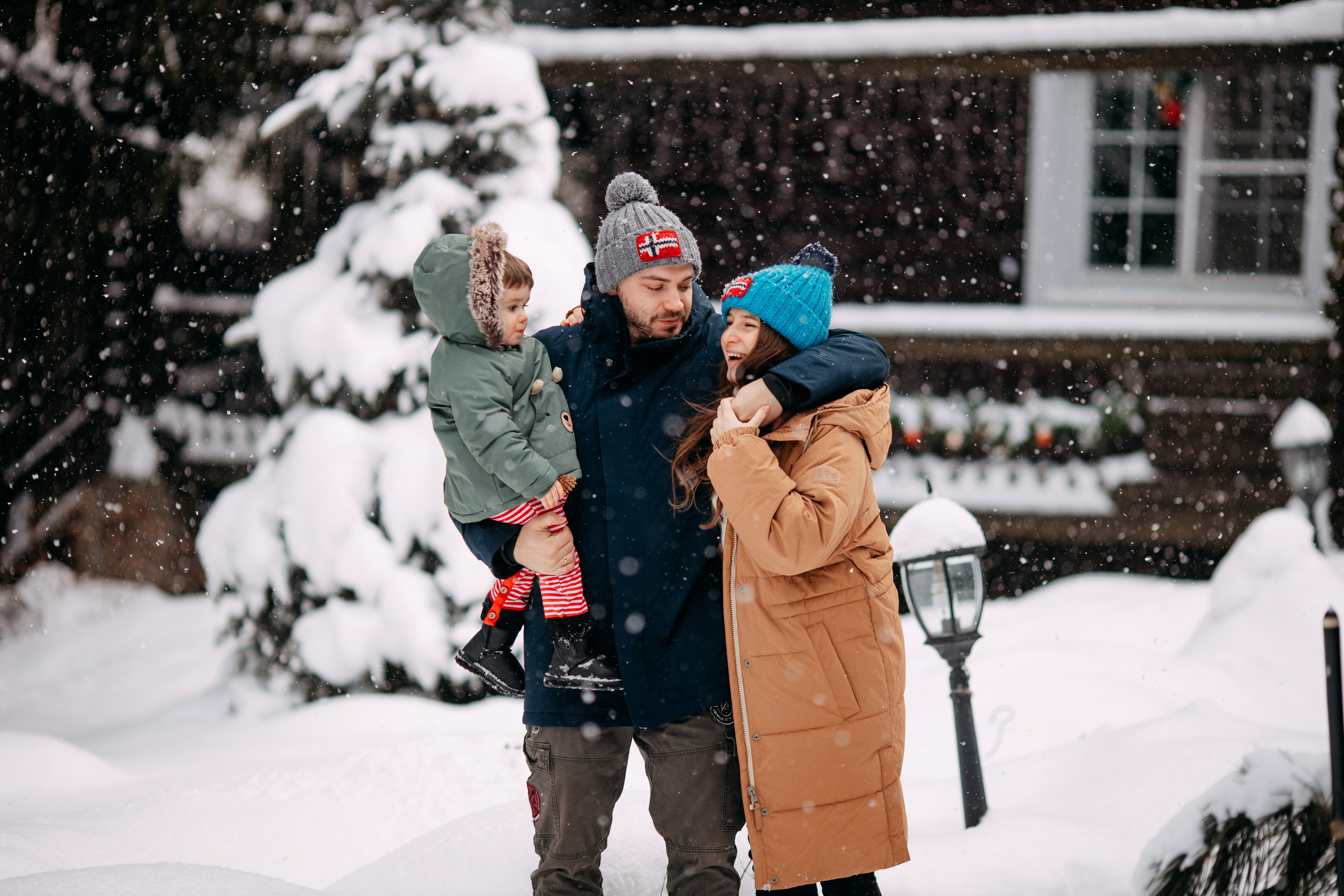Новогодняя фотосъемка на дому, 4 семьи. Фото и видео съемка. Андрей Ионов