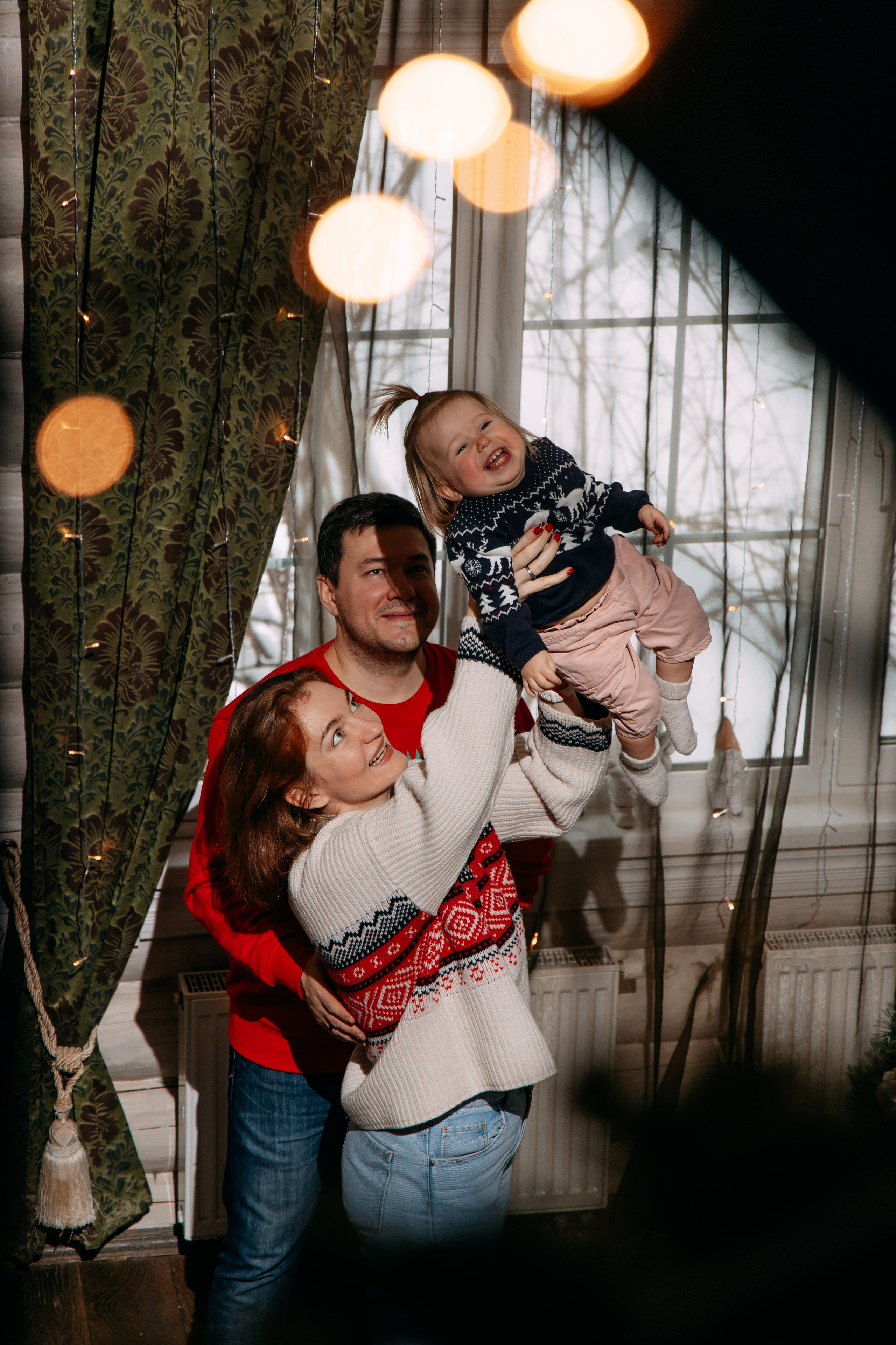 Новогодняя фотосъемка на дому, 4 семьи. Фото и видео съемка. Андрей Ионов