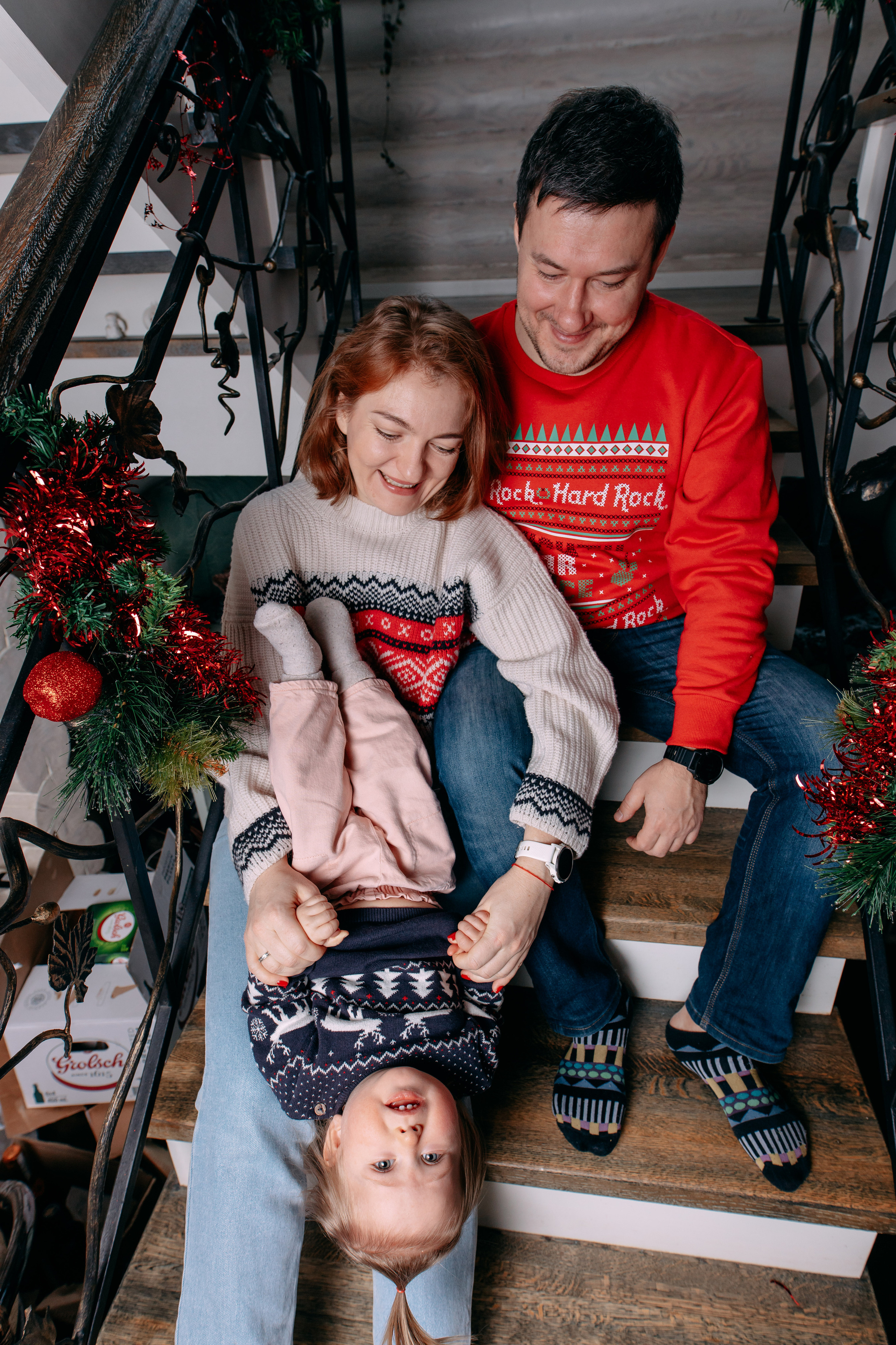 Новогодняя фотосъемка на дому, 4 семьи. Фото и видео съемка. Андрей Ионов