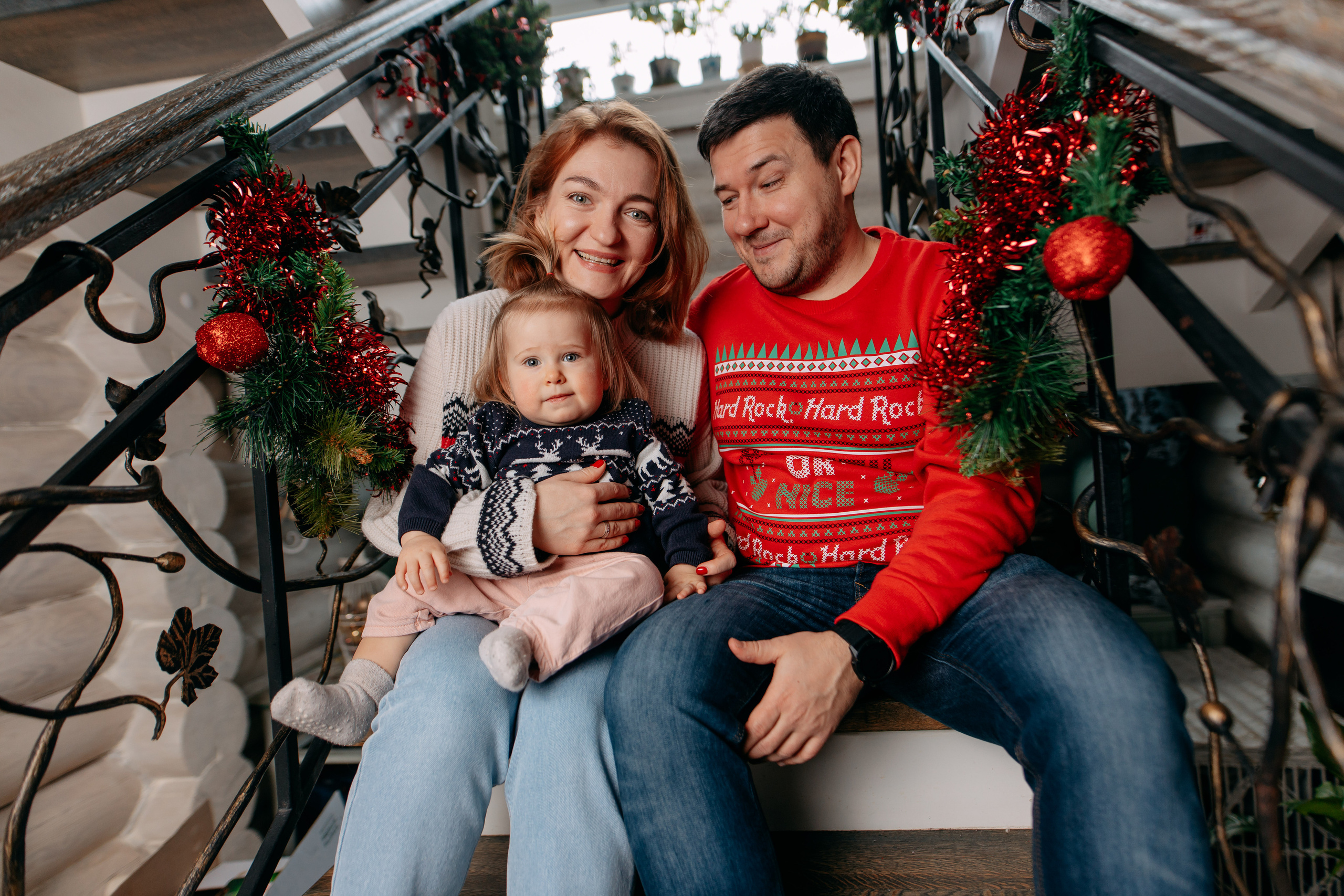 Новогодняя фотосъемка на дому, 4 семьи. Фото и видео съемка. Андрей Ионов