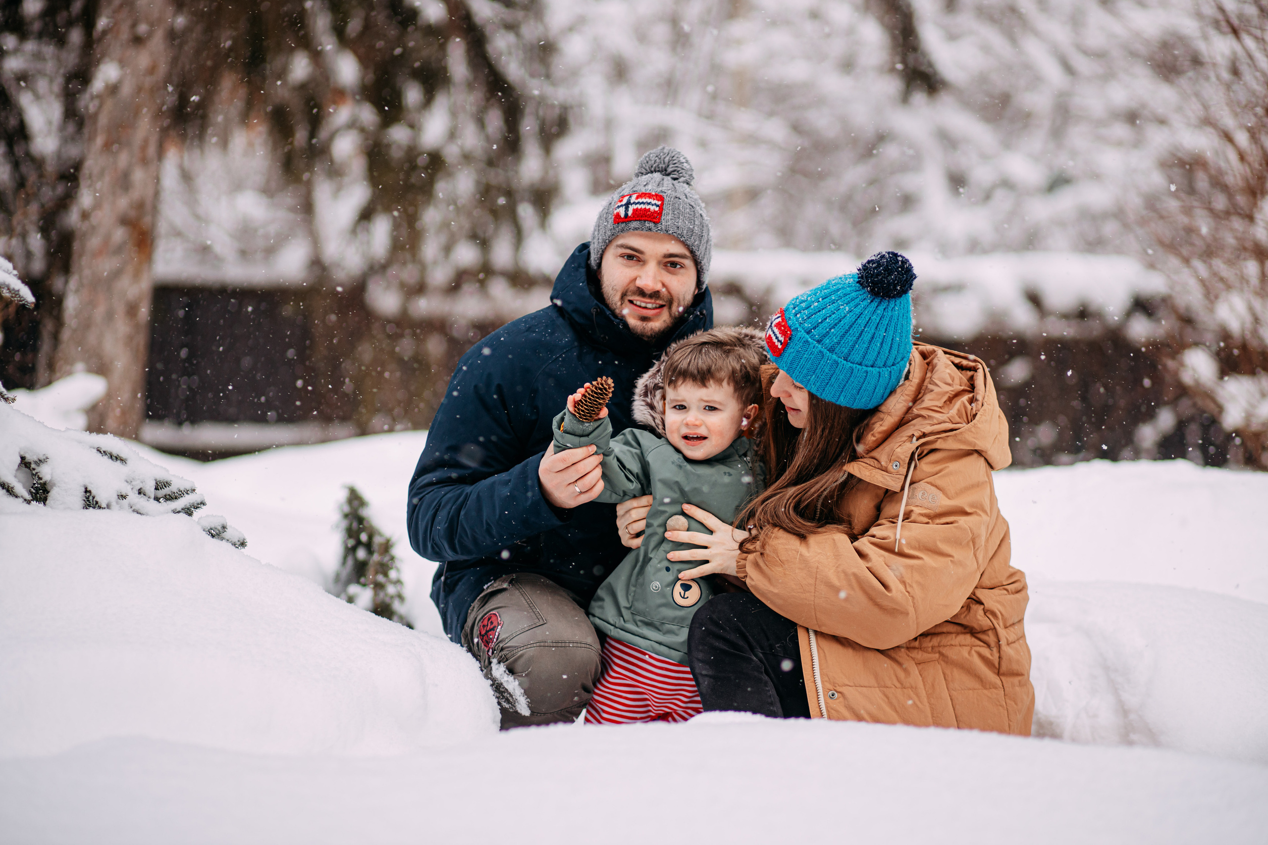 Новогодняя фотосъемка на дому, 4 семьи. Фото и видео съемка. Андрей Ионов