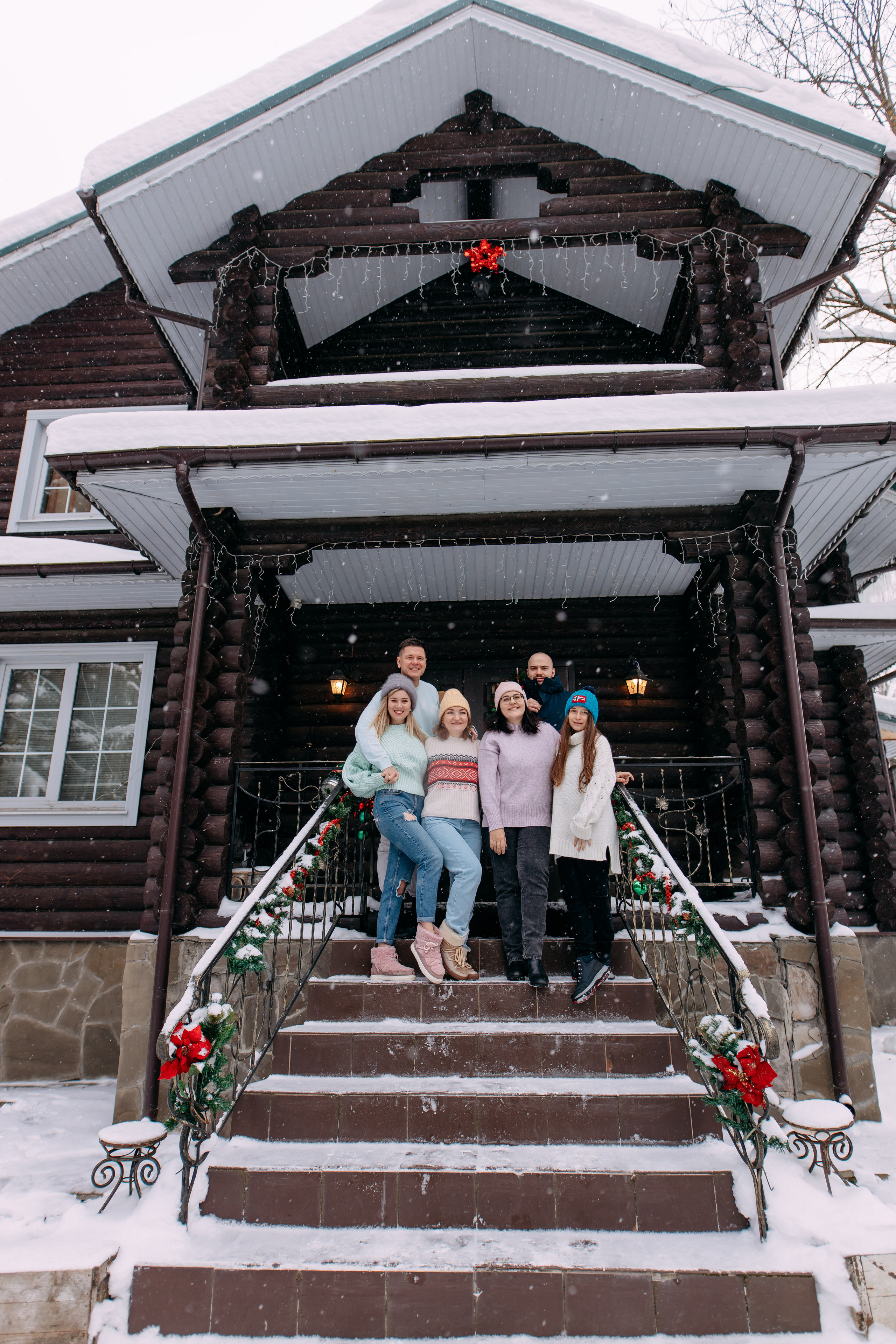 Новогодняя фотосъемка на дому, 4 семьи. Фото и видео съемка. Андрей Ионов