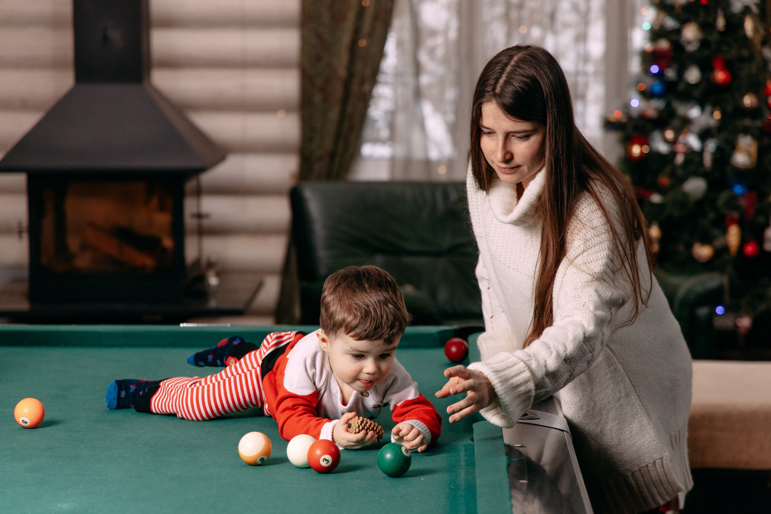 Новогодняя фотосъемка на дому, 4 семьи. Фото и видео съемка. Андрей Ионов