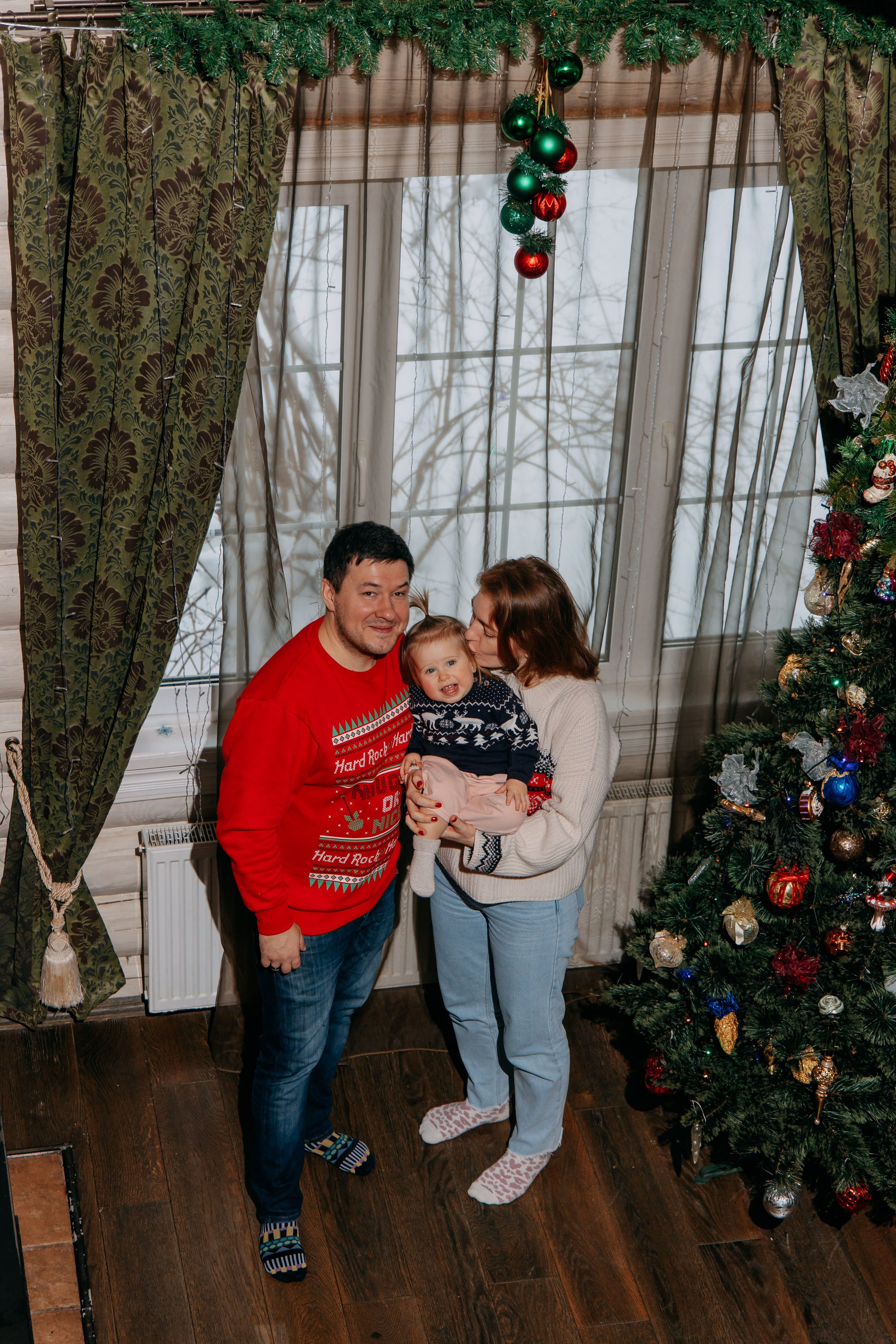 Новогодняя фотосъемка на дому, 4 семьи. Фото и видео съемка. Андрей Ионов