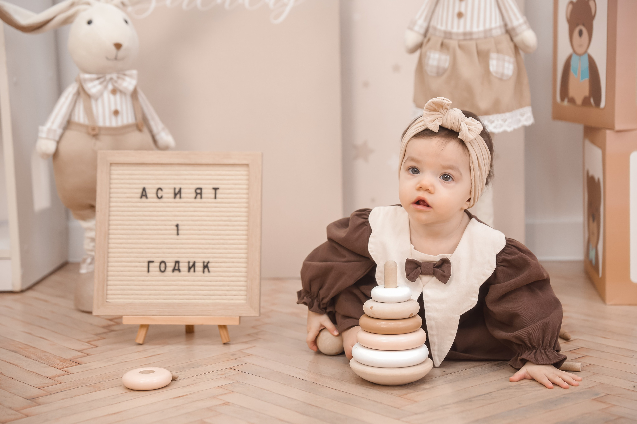 1й Годик Асият. Детский и Семейный фотограф в Санкт-Петербурге. Детская Фотостудия «FAMILY STORY»