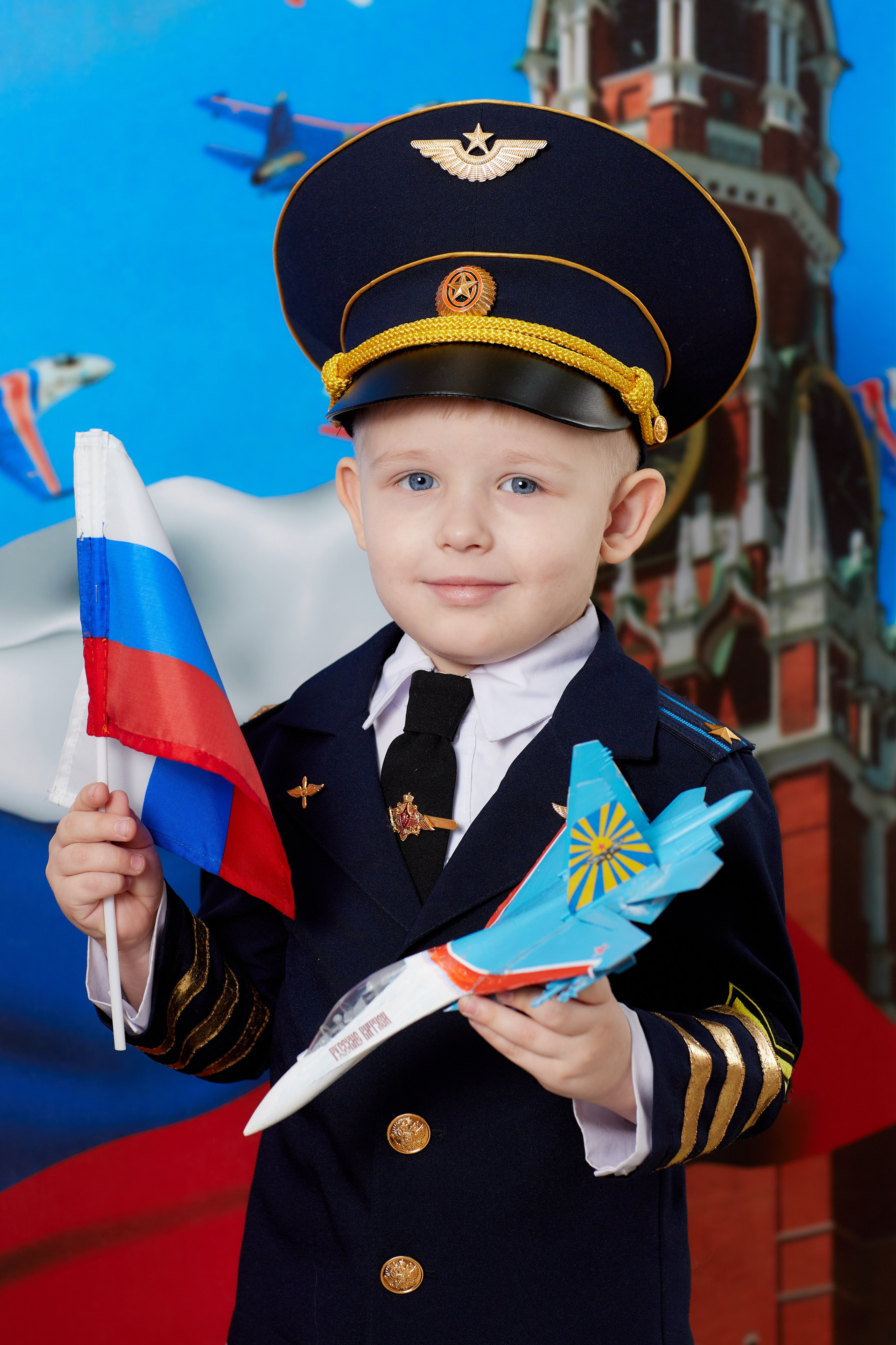 Военные лётчики. Детская выездная фотостудия