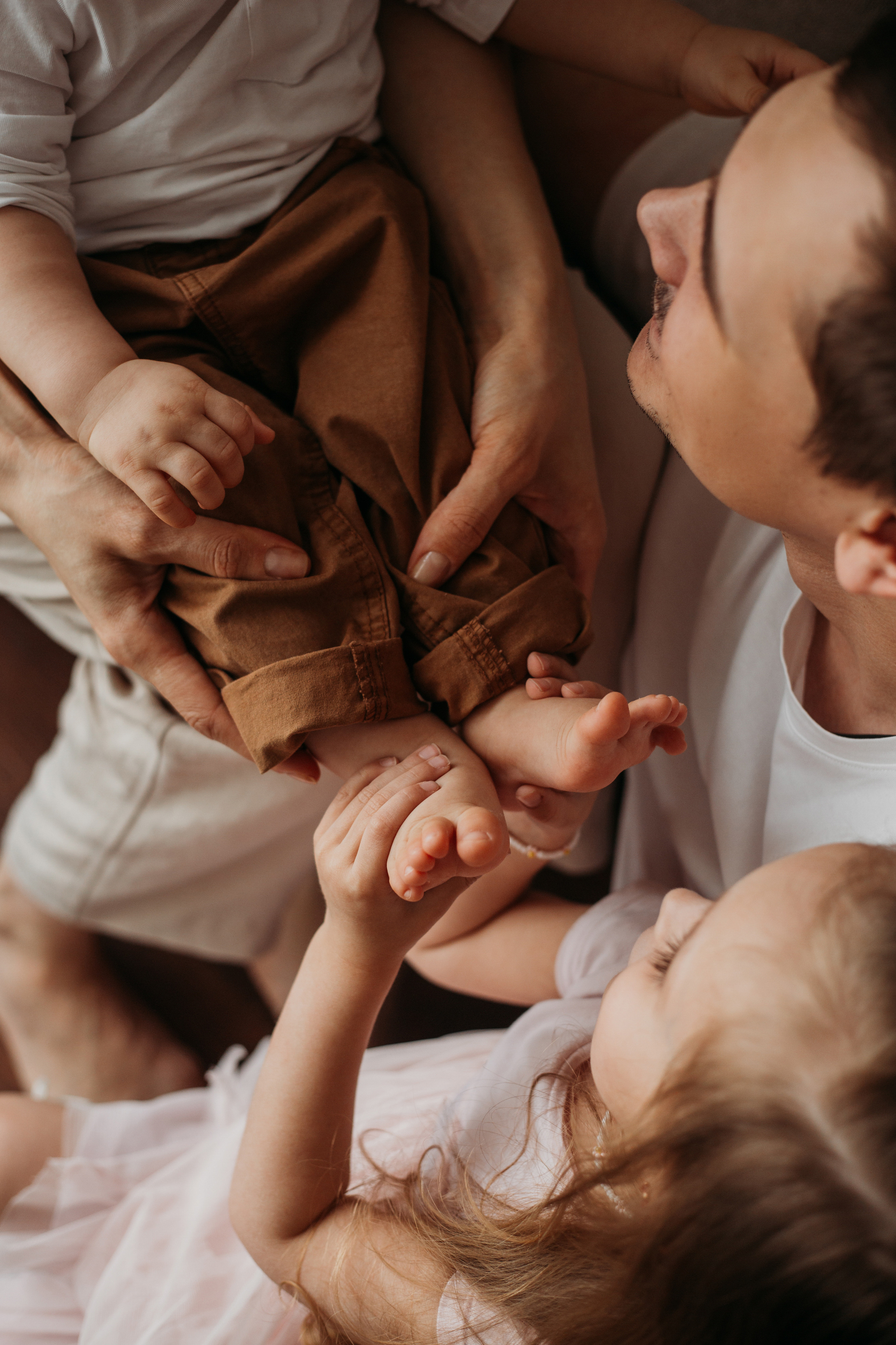 Когда папа дома. Фотограф Красноярск Рукосуева Катерина