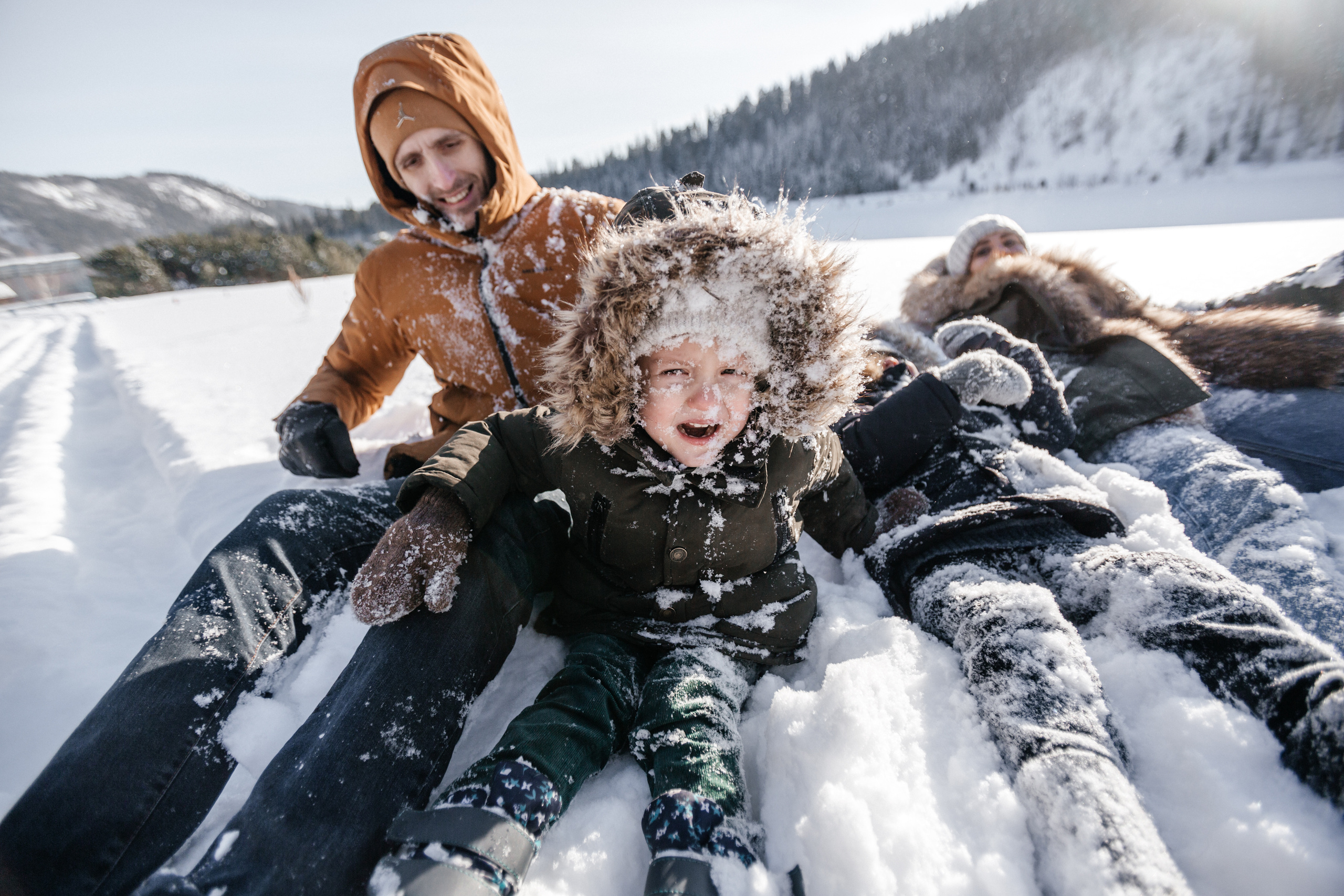 Зимние забавы. Фотограф Красноярск Рукосуева Катерина
