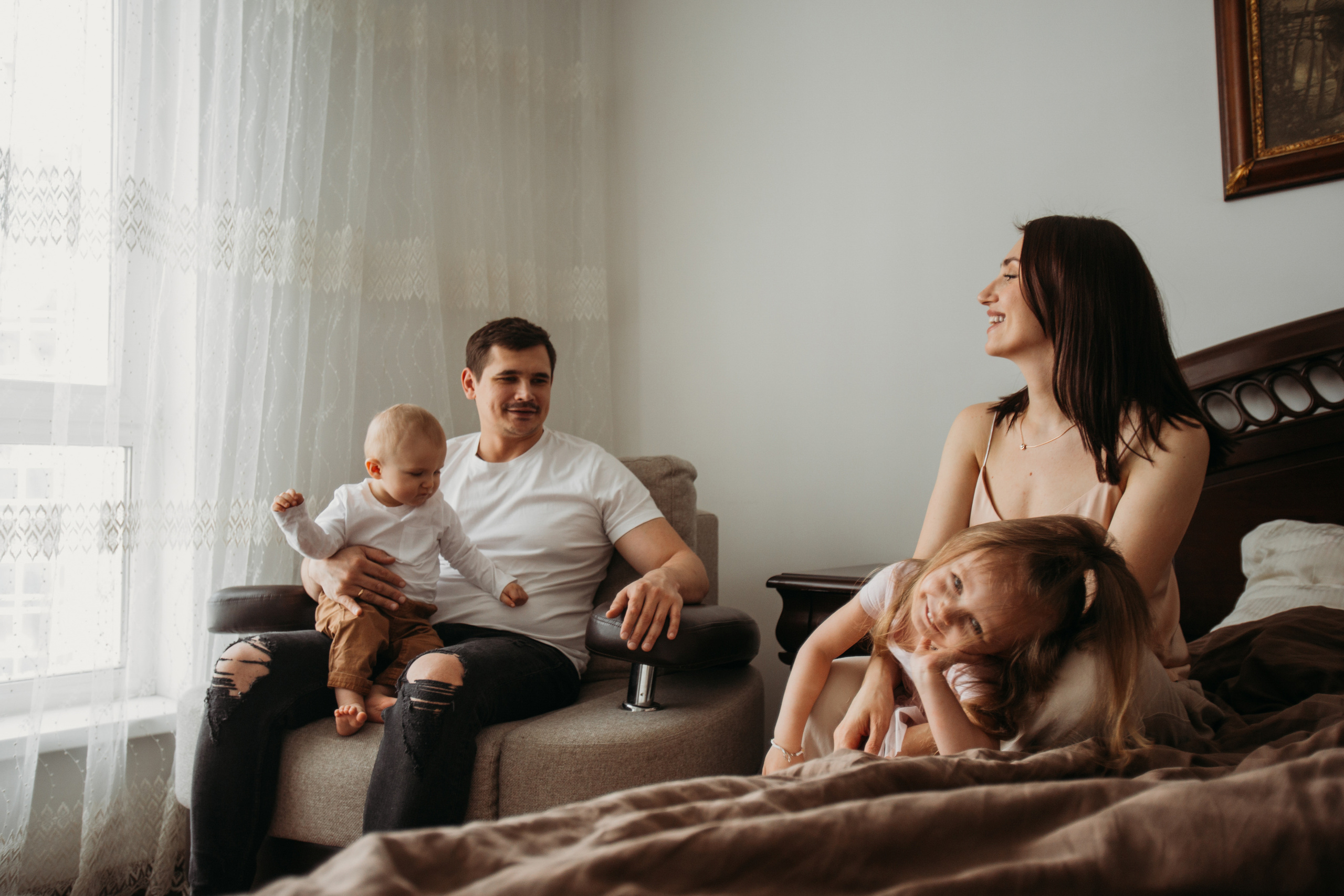 Когда папа дома. Фотограф Красноярск Рукосуева Катерина