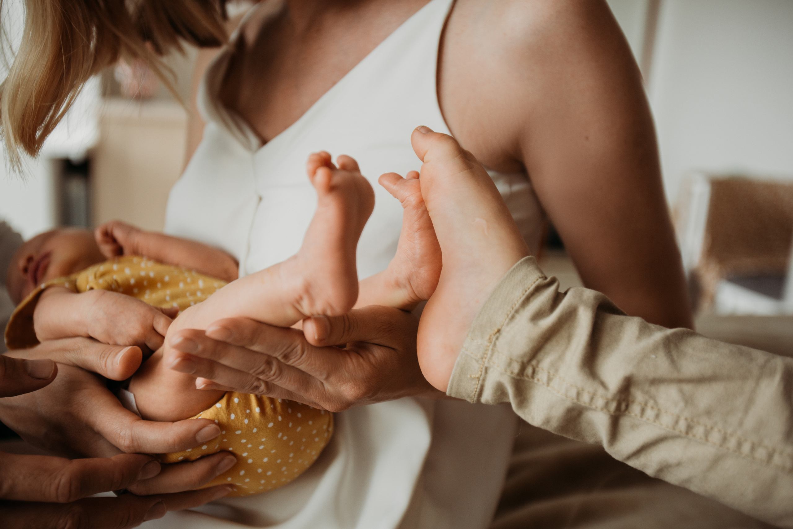 Первый месяц малышки. Фотограф Красноярск Рукосуева Катерина