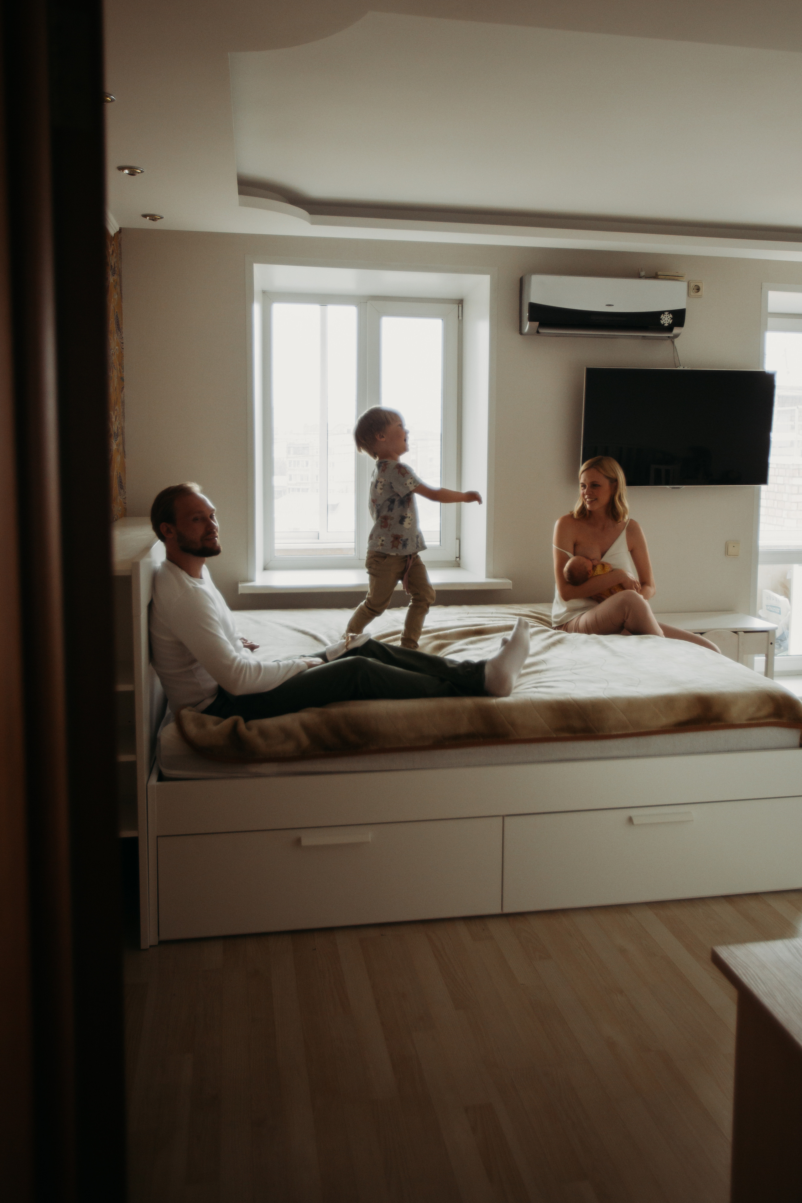 Первый месяц малышки. Фотограф Красноярск Рукосуева Катерина