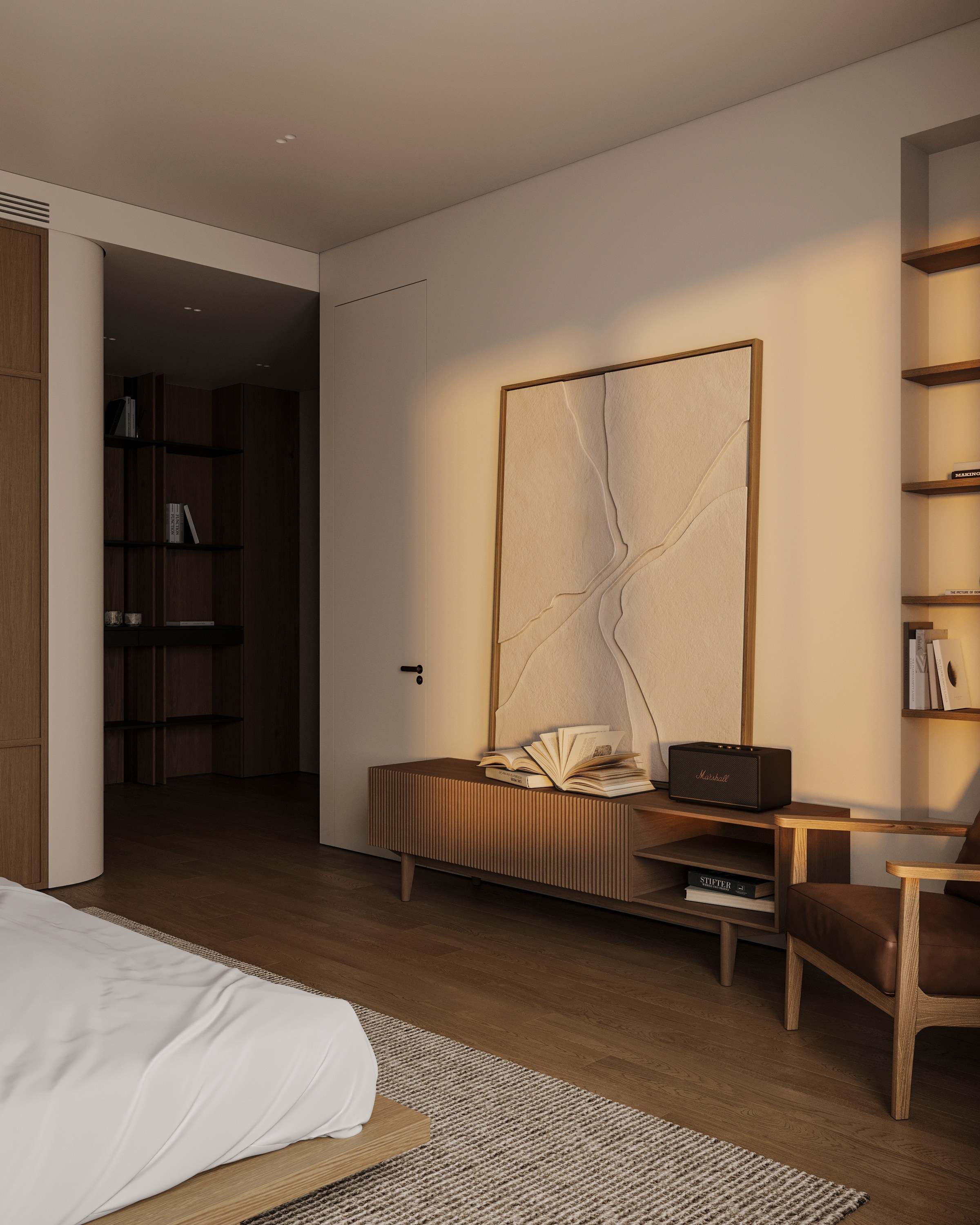 JAPANDI HAVEN | CONCEPTUAL PROJECT. Interior Visualization by Valerie Stetyukevich