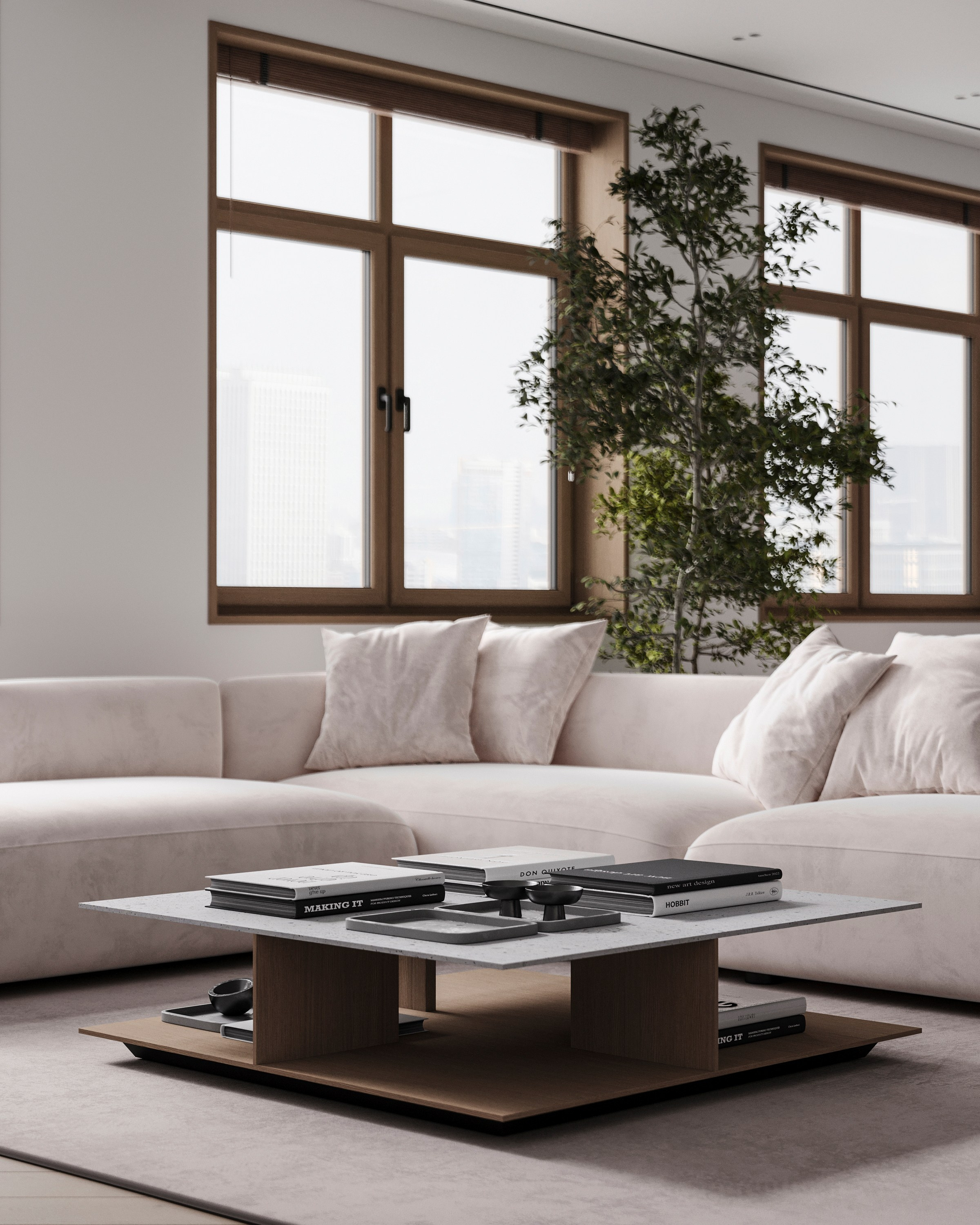 URBAN RETREAT | DESIGNER ANNE KIREEVA. Interior Visualization by Valerie Stetyukevich