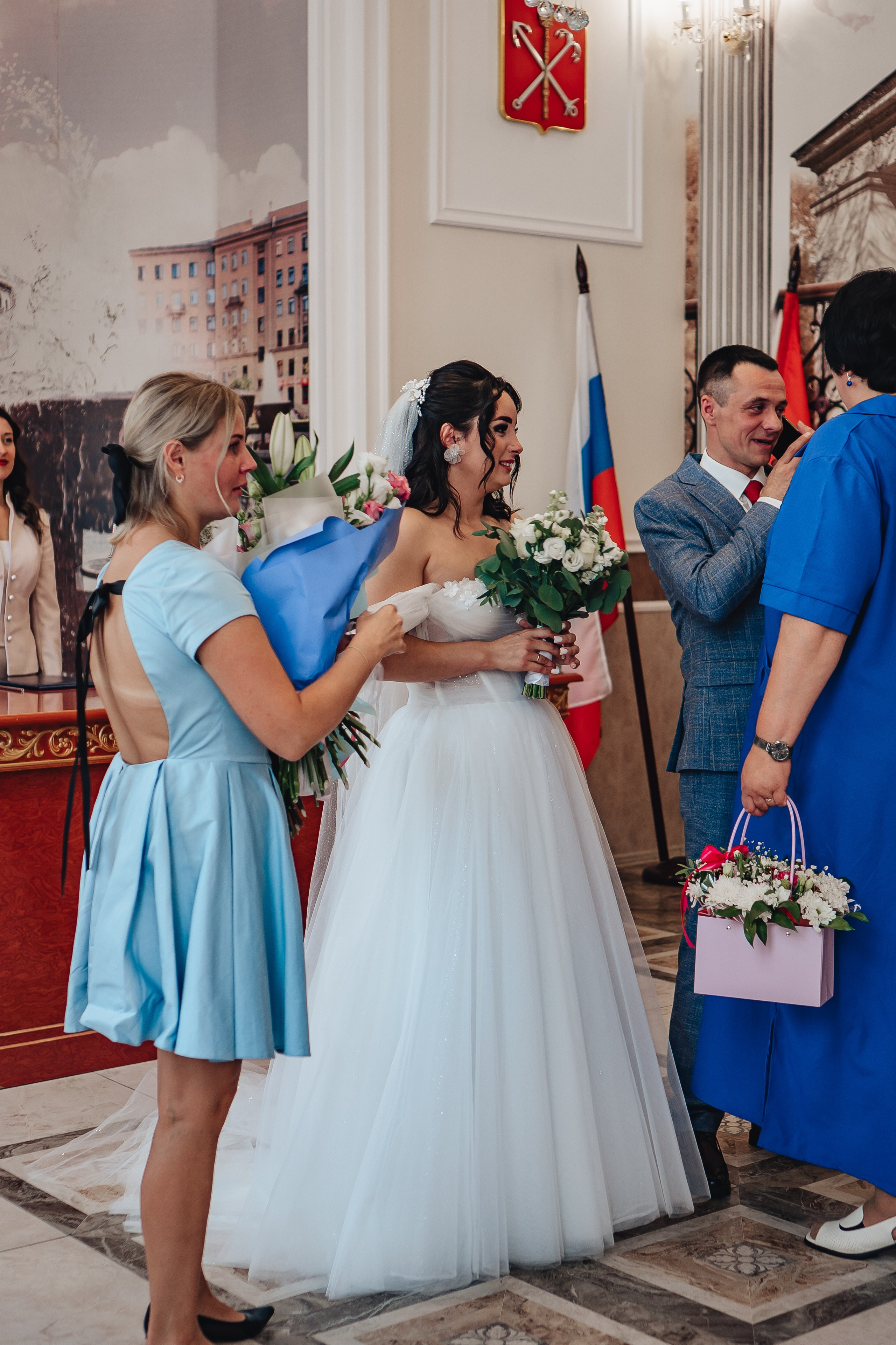 СВАДЕБНАЯ СЬЕМКА В ЗАГСЕ НА МОСКОВСКОМ ПРОСПЕКТЕ. Профессиональный фотограф, Санкт-Петербург — Виктория Богомолова