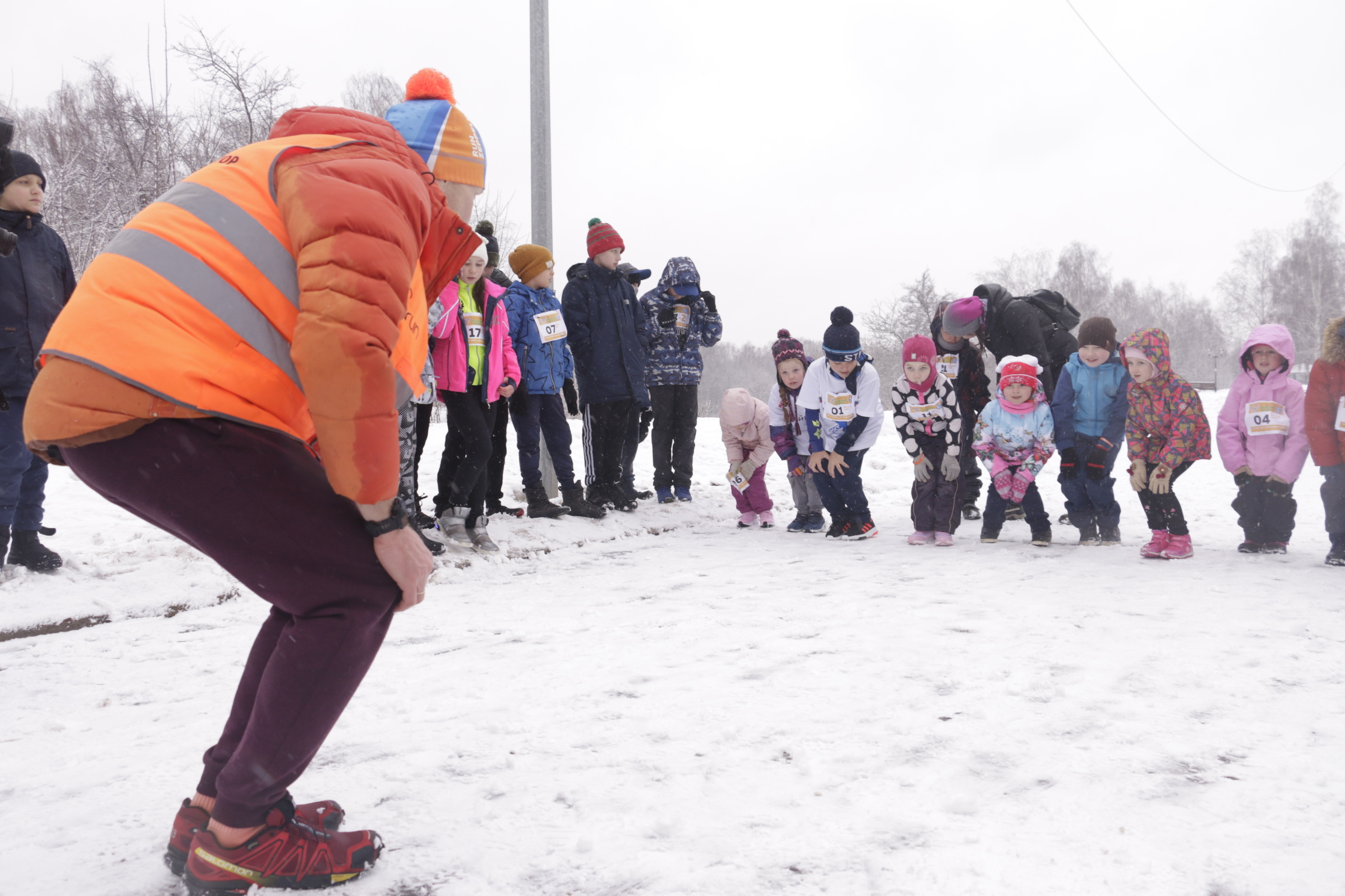 Эстафета, пробег, легкоатлетический пробег, важные люди, люди, дети, с. Мария Ткаченко. Документальная фотография