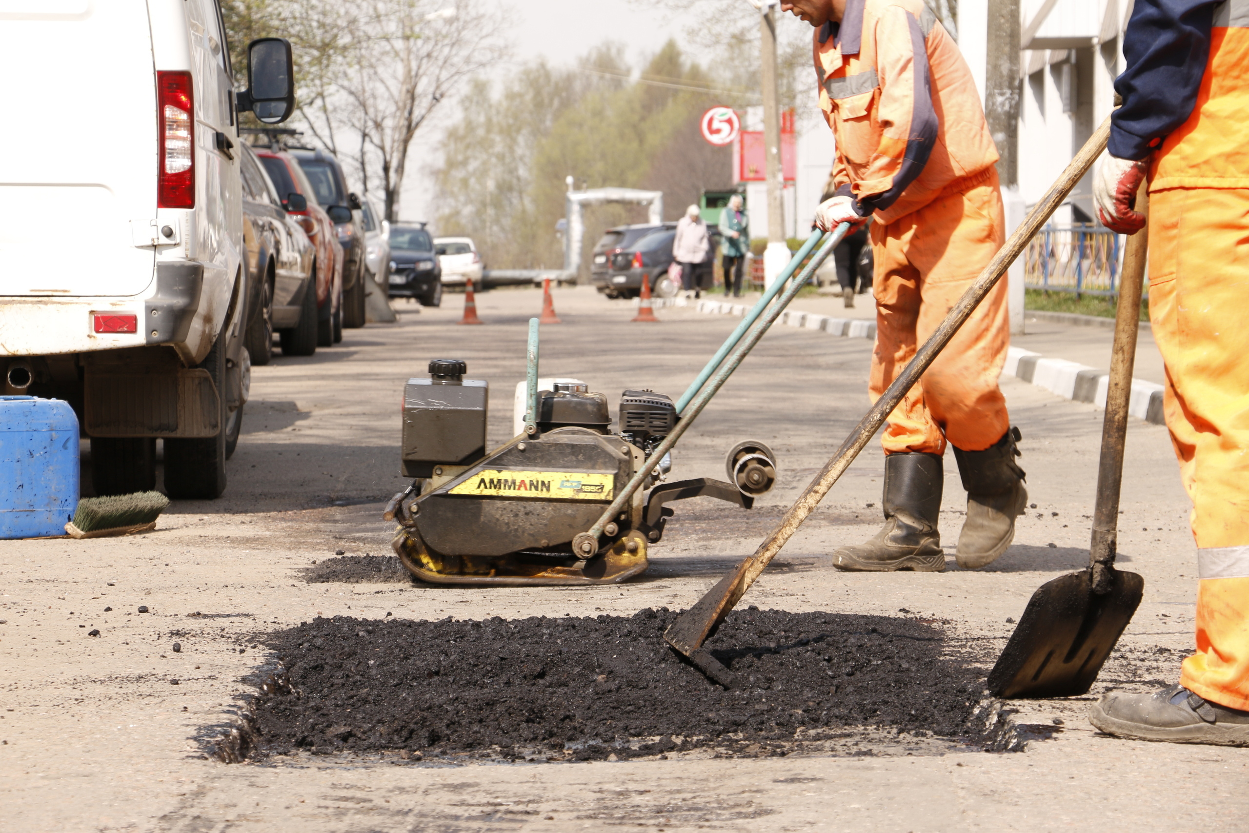 Благоустройство, строительство, дороги, экология, посадка деревьев, ас. Мария Ткаченко. Документальная фотография
