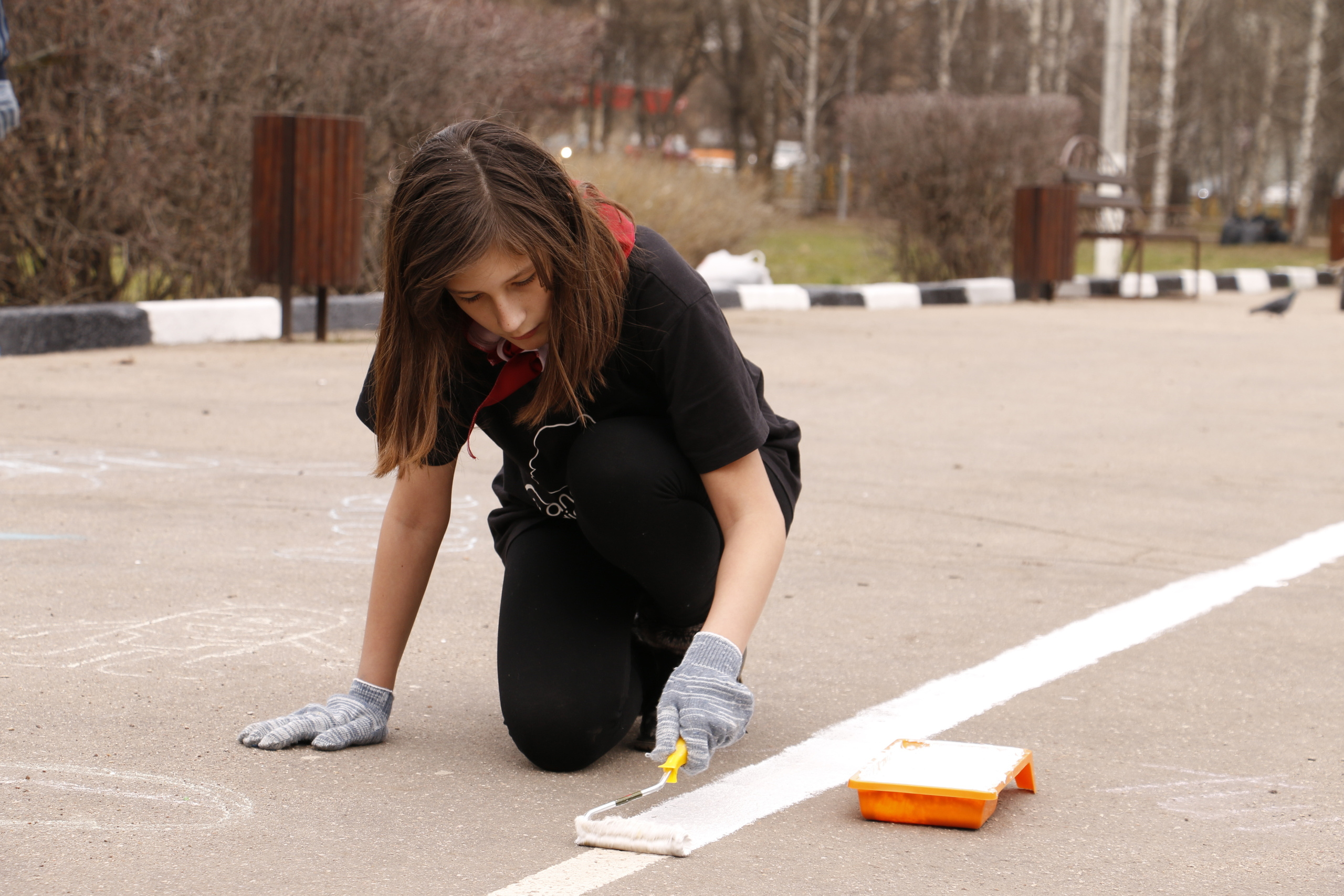 Благоустройство, строительство, субботник экология, посадка деревьев,. Мария Ткаченко. Документальная фотография