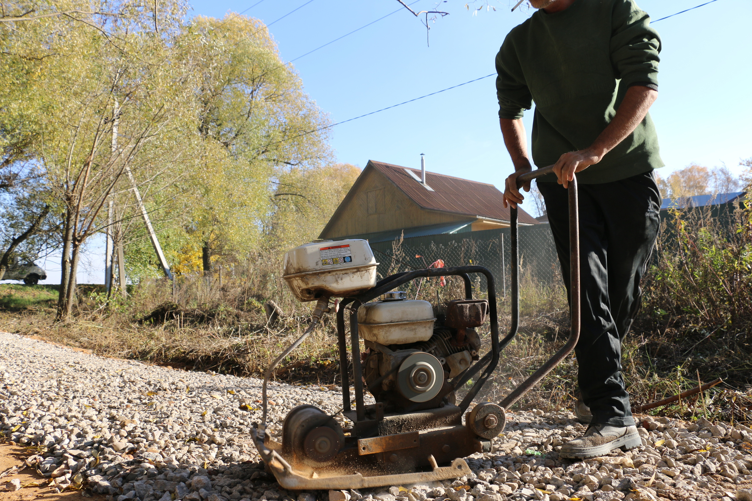 Благоустройство, строительство, дороги, экология, посадка деревьев, ас. Мария Ткаченко. Документальная фотография
