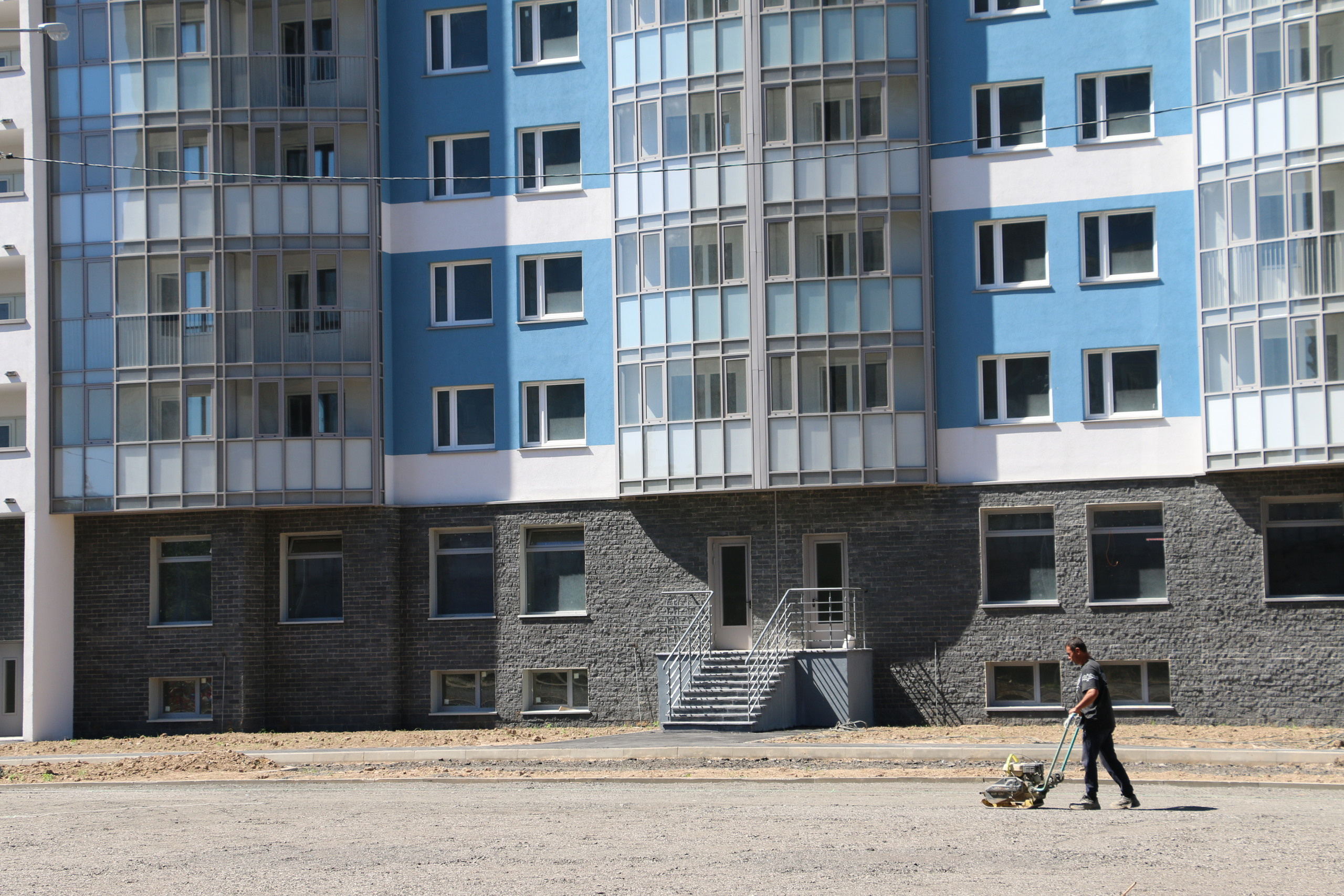 Благоустройство, строительство, дороги, экология, посадка деревьев, ас. Мария Ткаченко. Документальная фотография