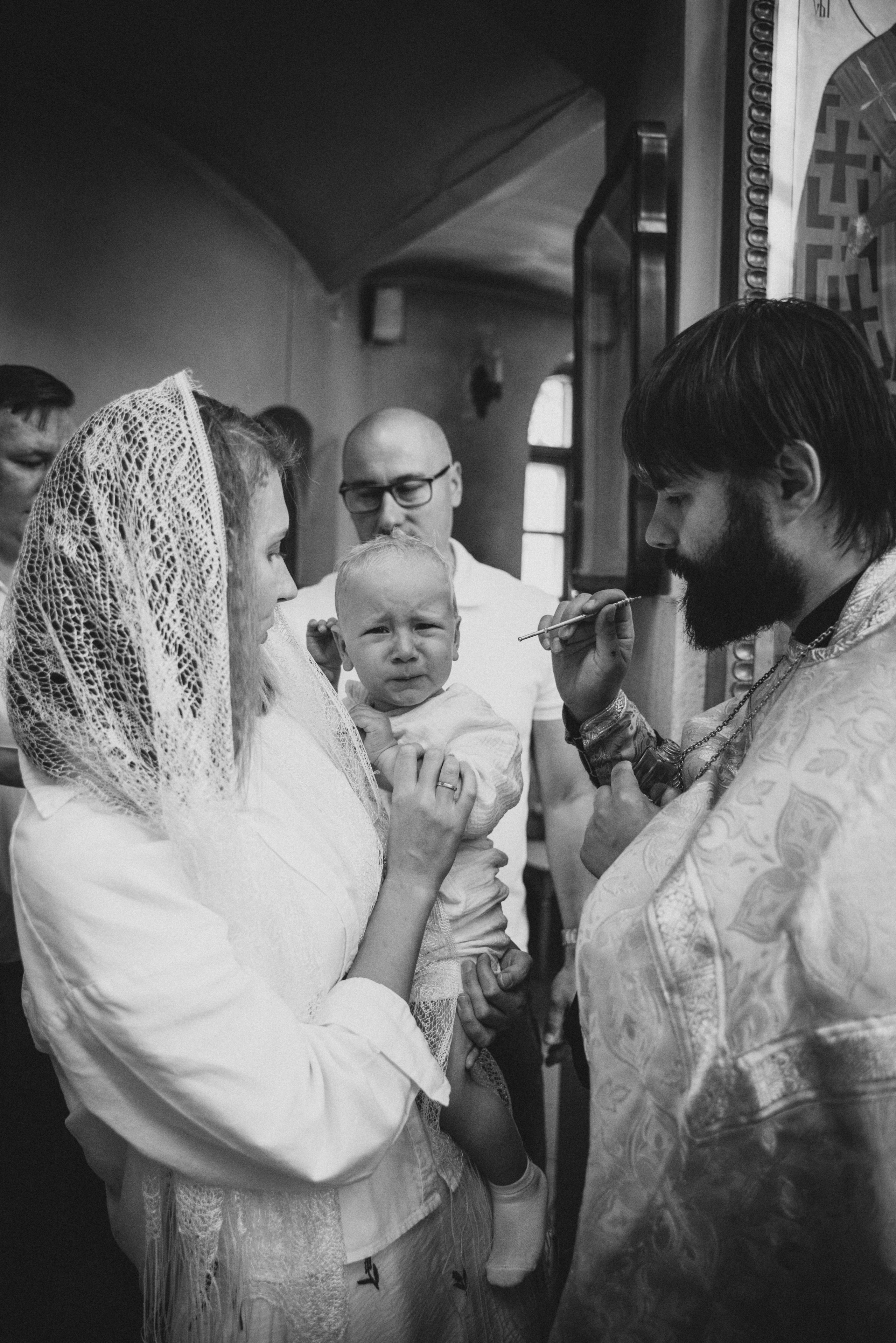 Крещение Демьяна. Семейный фотограф в Минске Дарья Дреко