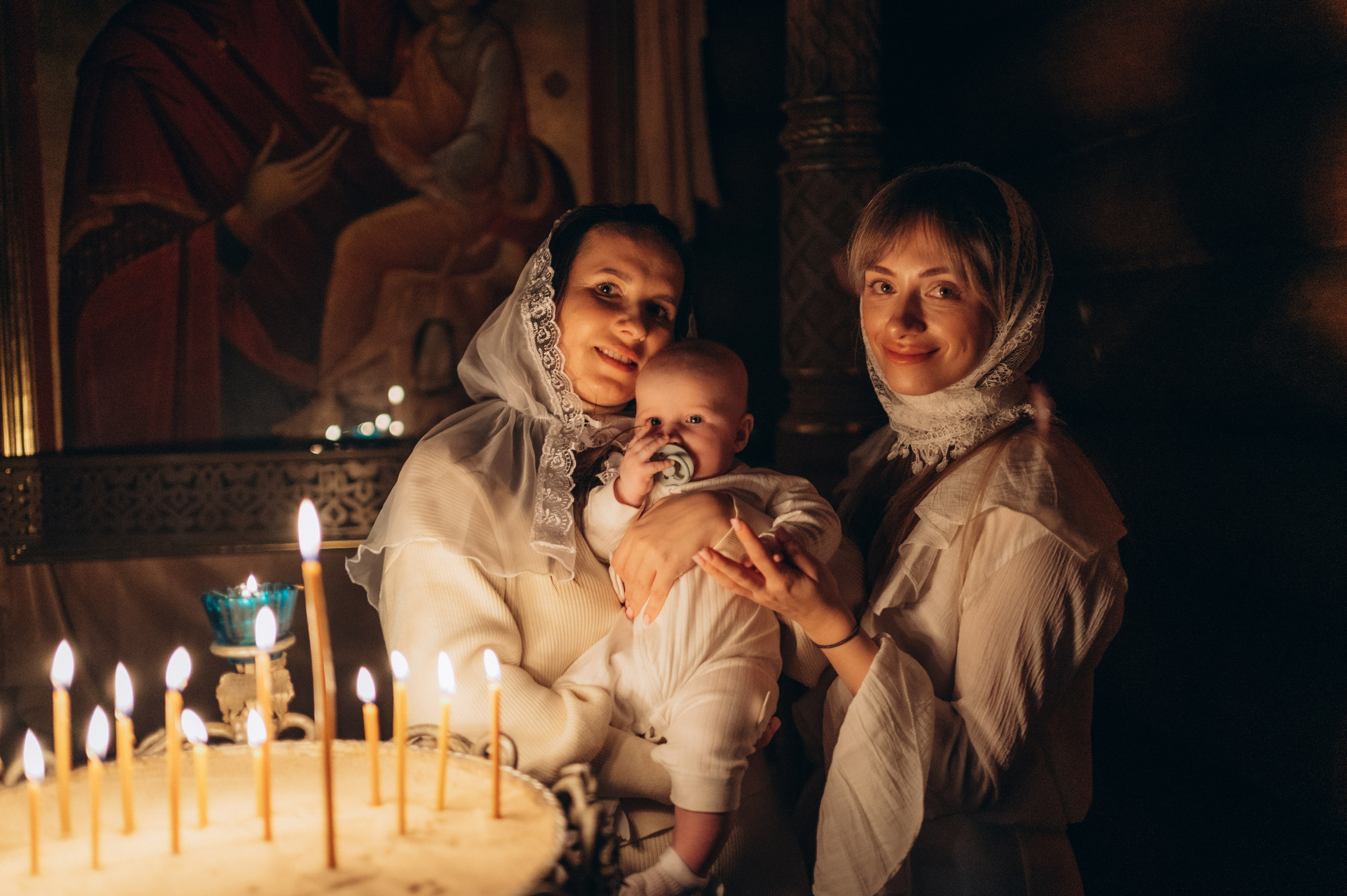 Крещение Тимура (Храм Святой Троицы). Семейный фотограф в Минске Дарья Дреко