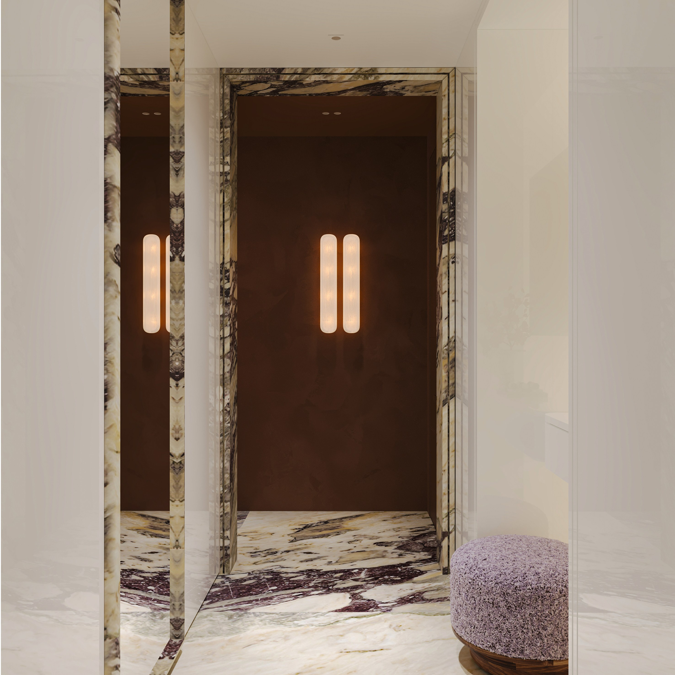 Сдержанная классика с элементами современности в квартире в Москве 135 m². SHAIMERDINOVA INTERIORS