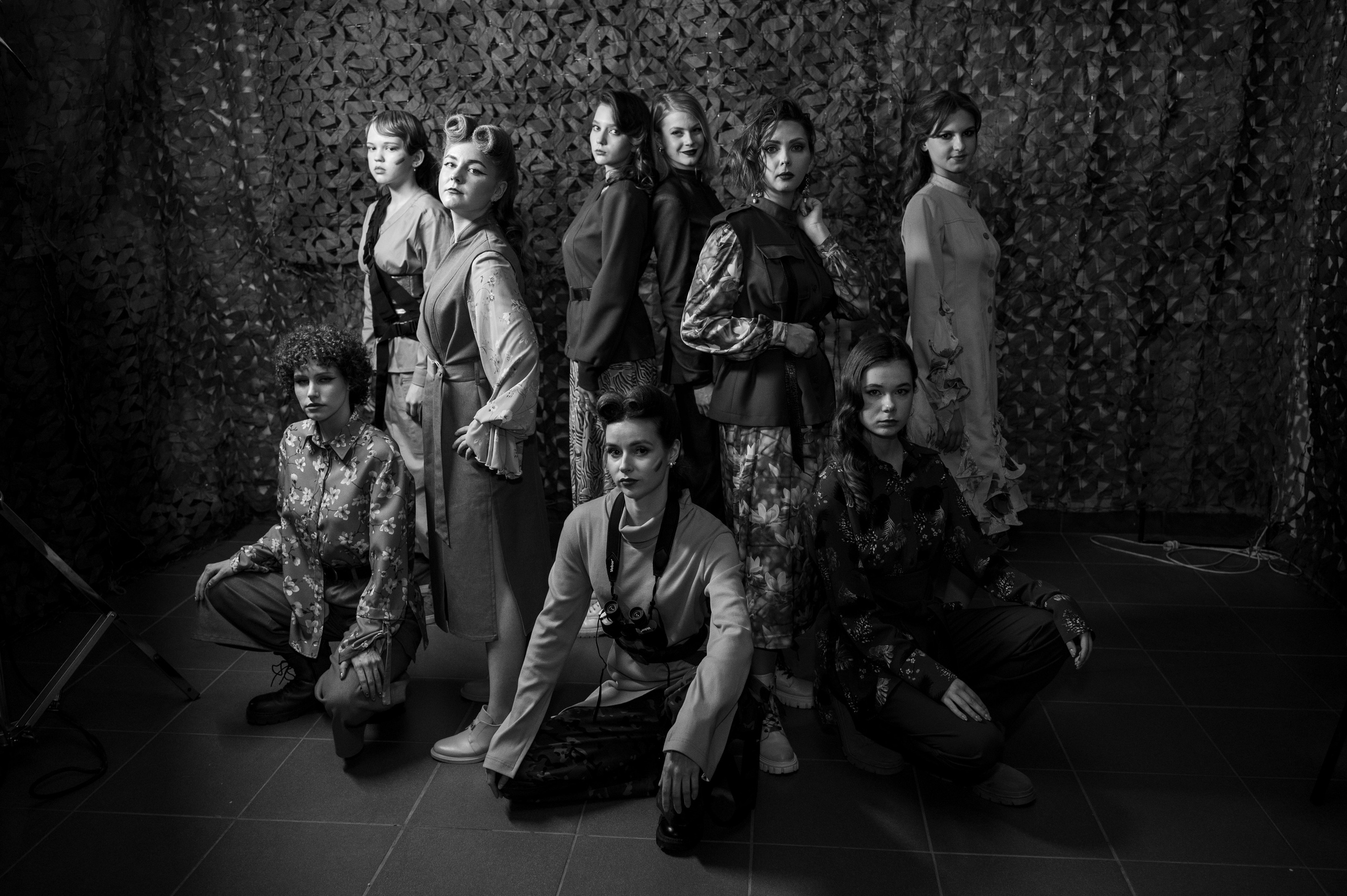 Закрытый показ милитари «Своя трансформация» дизайнера Юлии Бойченко | 24.04.2025. Фотограф в Омске Елизавета Кириллова