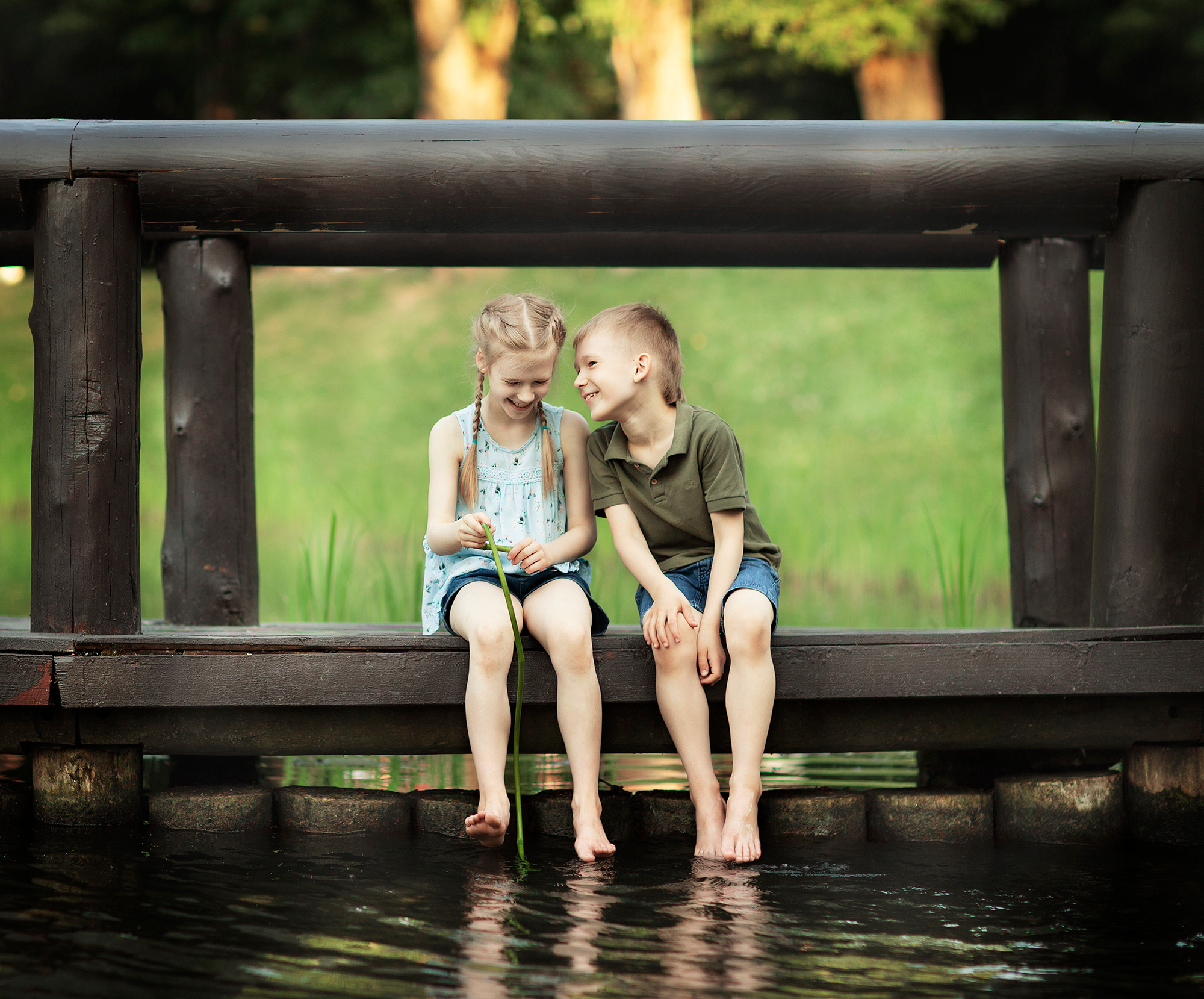 Фотосессия на природе в парке в Москве. Детский и семейный фотограф в Москве Лина Левина