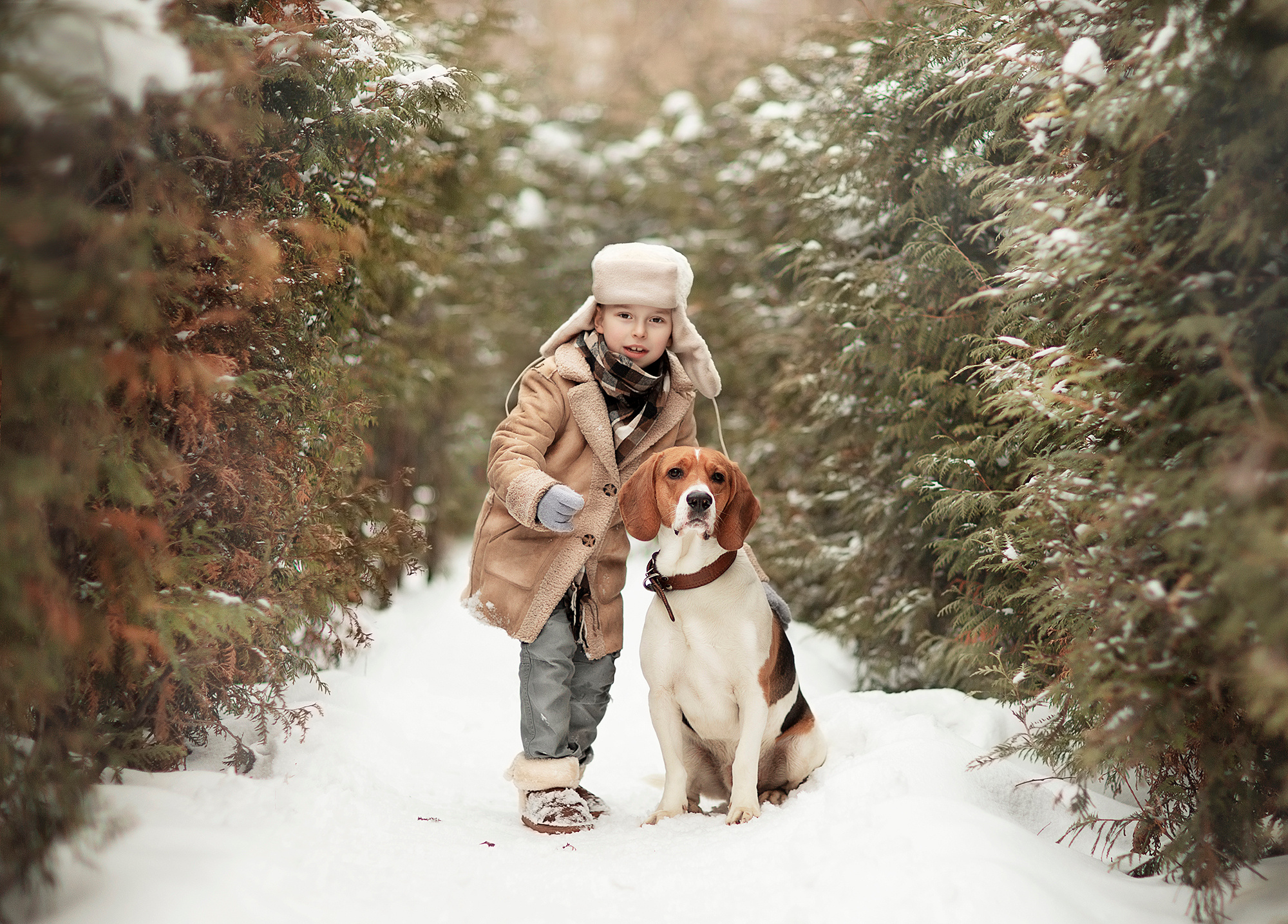 Фотосессия с животными в Москве. Детский и семейный фотограф в Москве Лина Левина