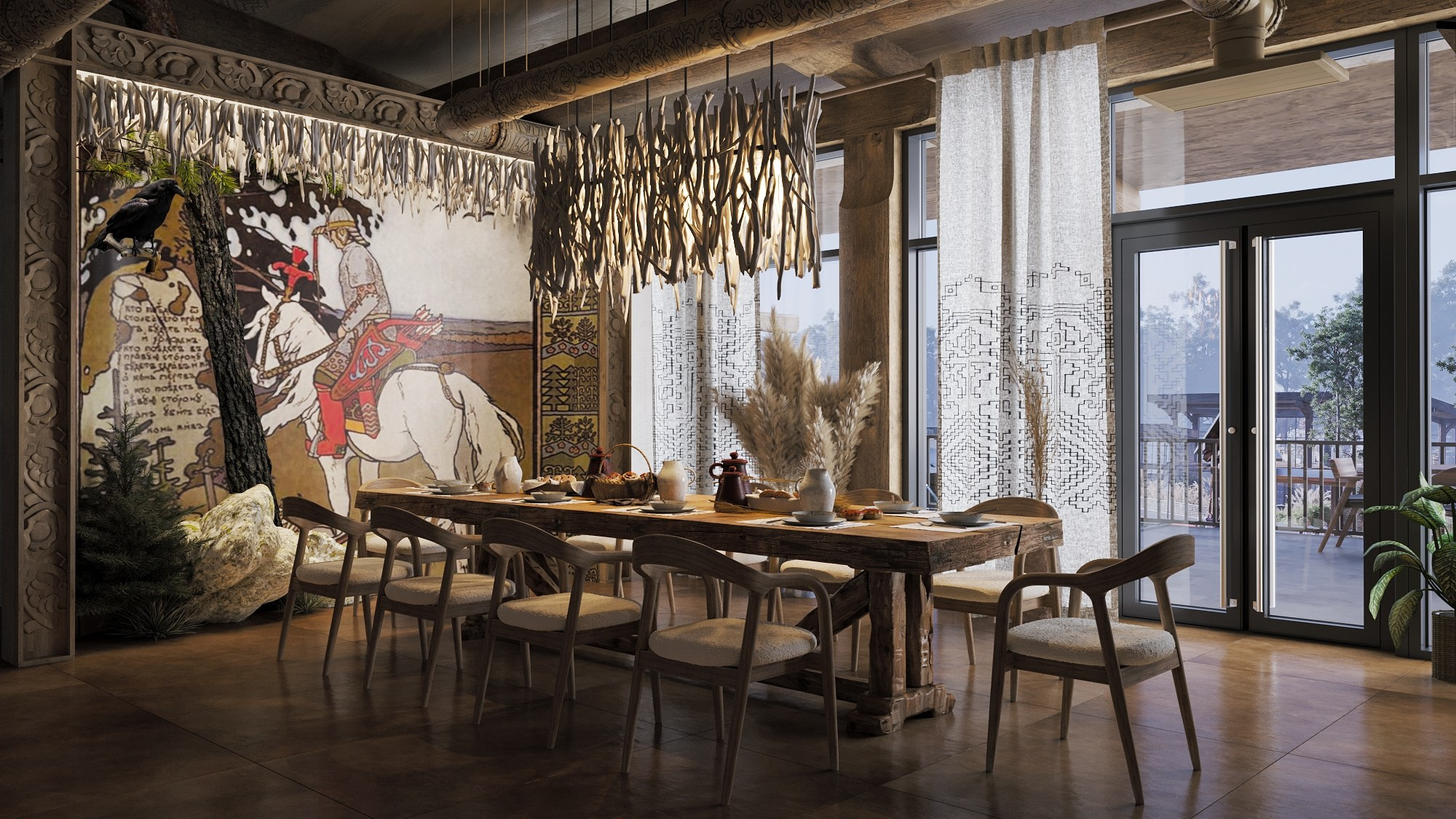 Банный комплекс " Зелёный Бор». Екатеринбург. Клиент Городище. Евгений Пырков — 3d визуализатор интерьеров и экстерьеров России