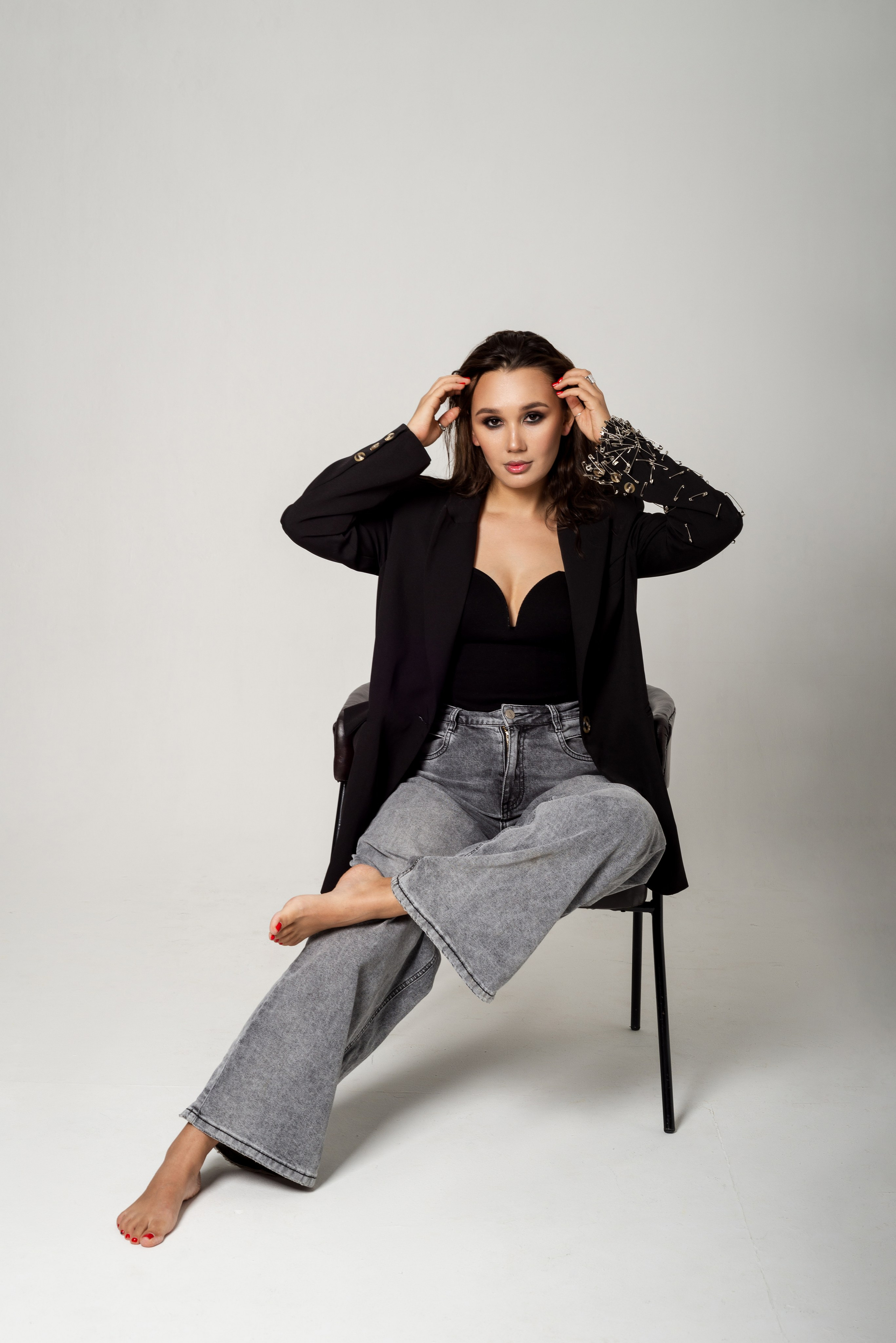 В студии. Асель Мурзина фотограф Казань