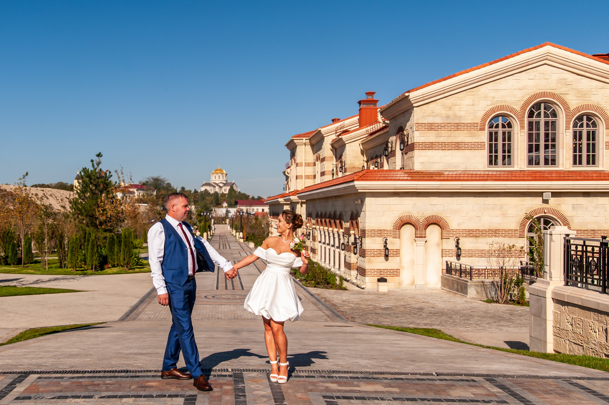 Александр и Людмила.Новый Херсонес.Мыс Фиолент.Севастополь. Свадебный и семейный фотограф Денис Лукьянов в Краснодаре, Краснодарском крае и Республике Крым