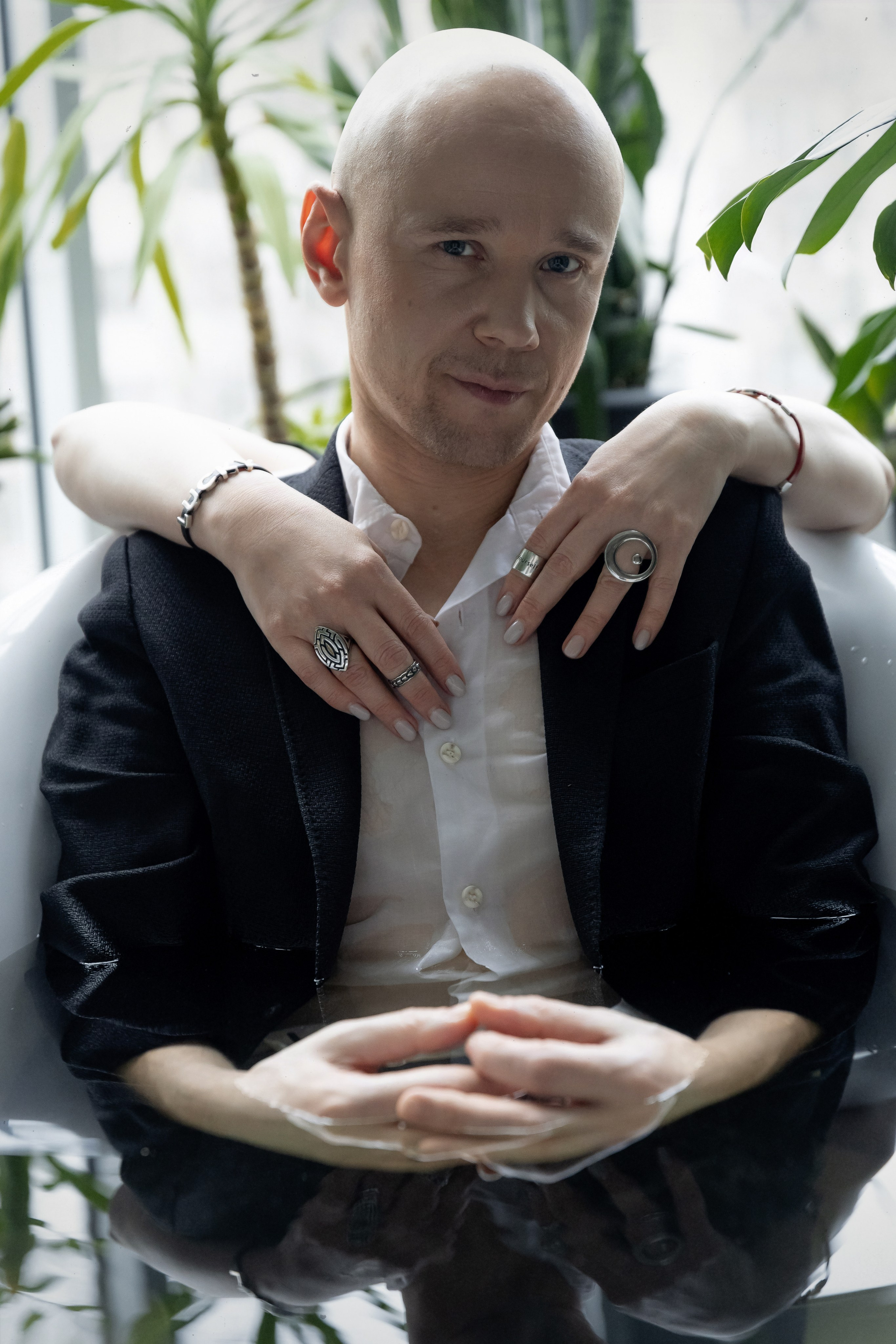 Мужской портрет в ванной. Рыжий Фотограф Иркутск