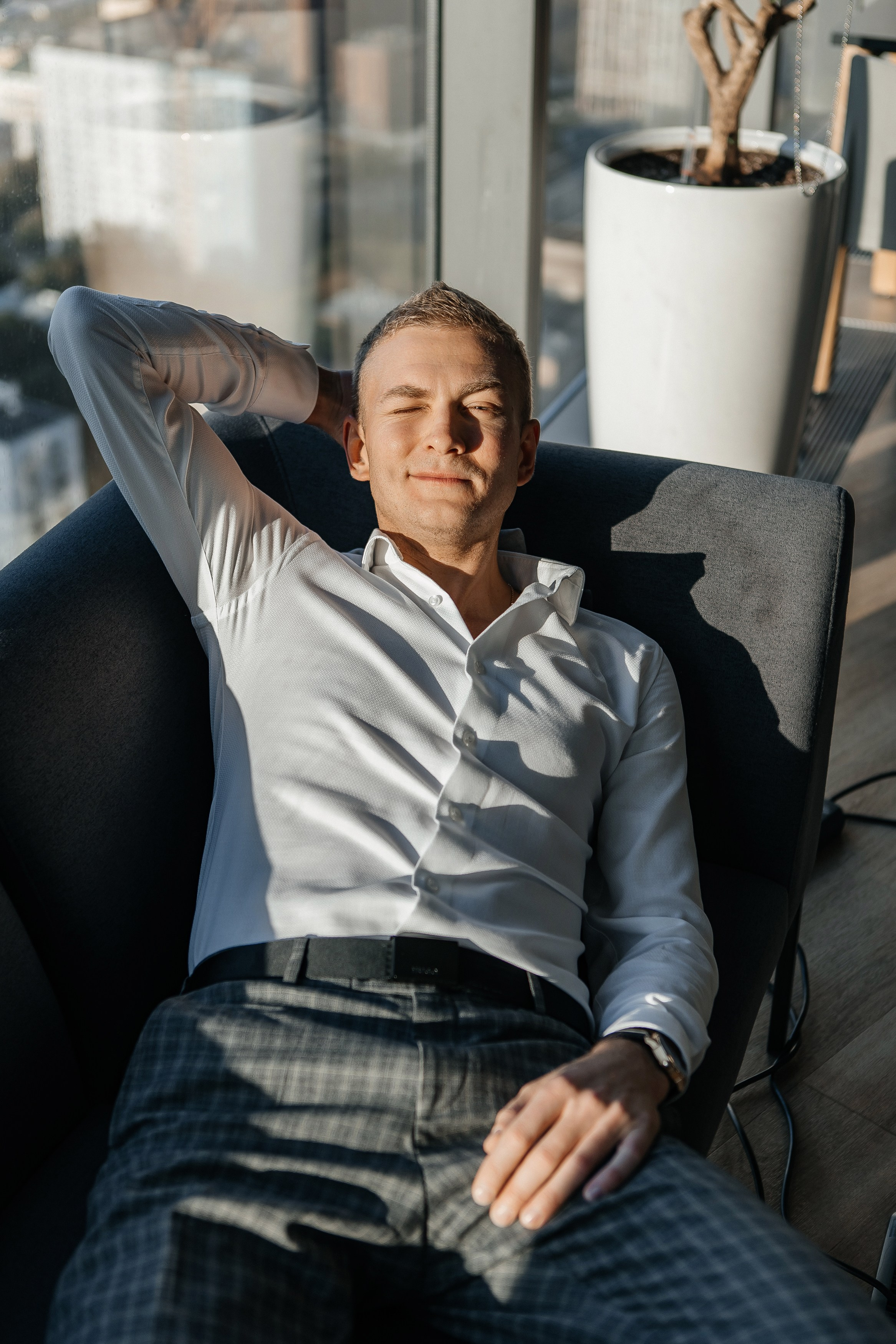 Moscow City бизнес портрет. Фотограф в Москве Дмитрий Жарков