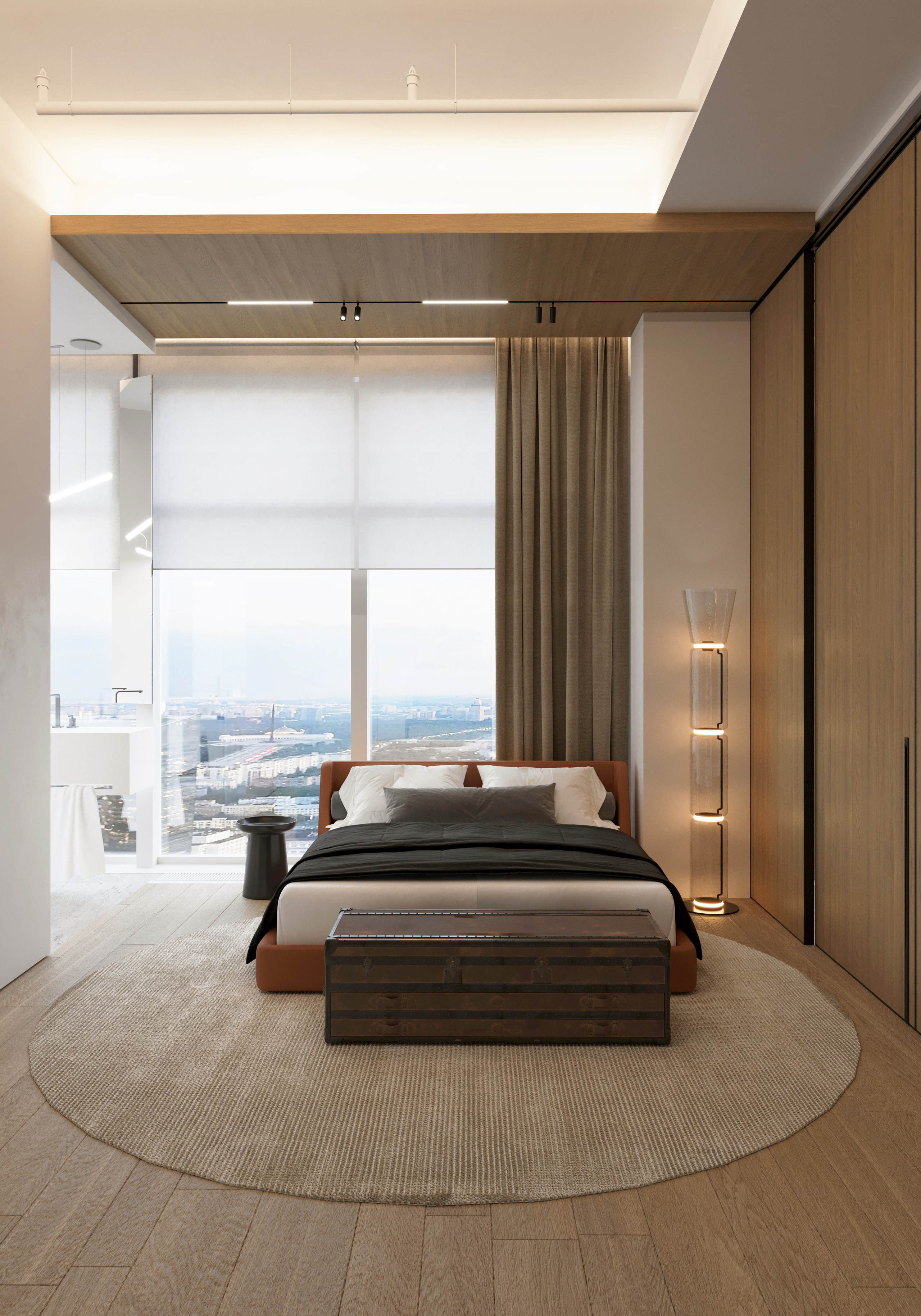 Пентхаус в Москва-Сити. Архитектурные интерьеры