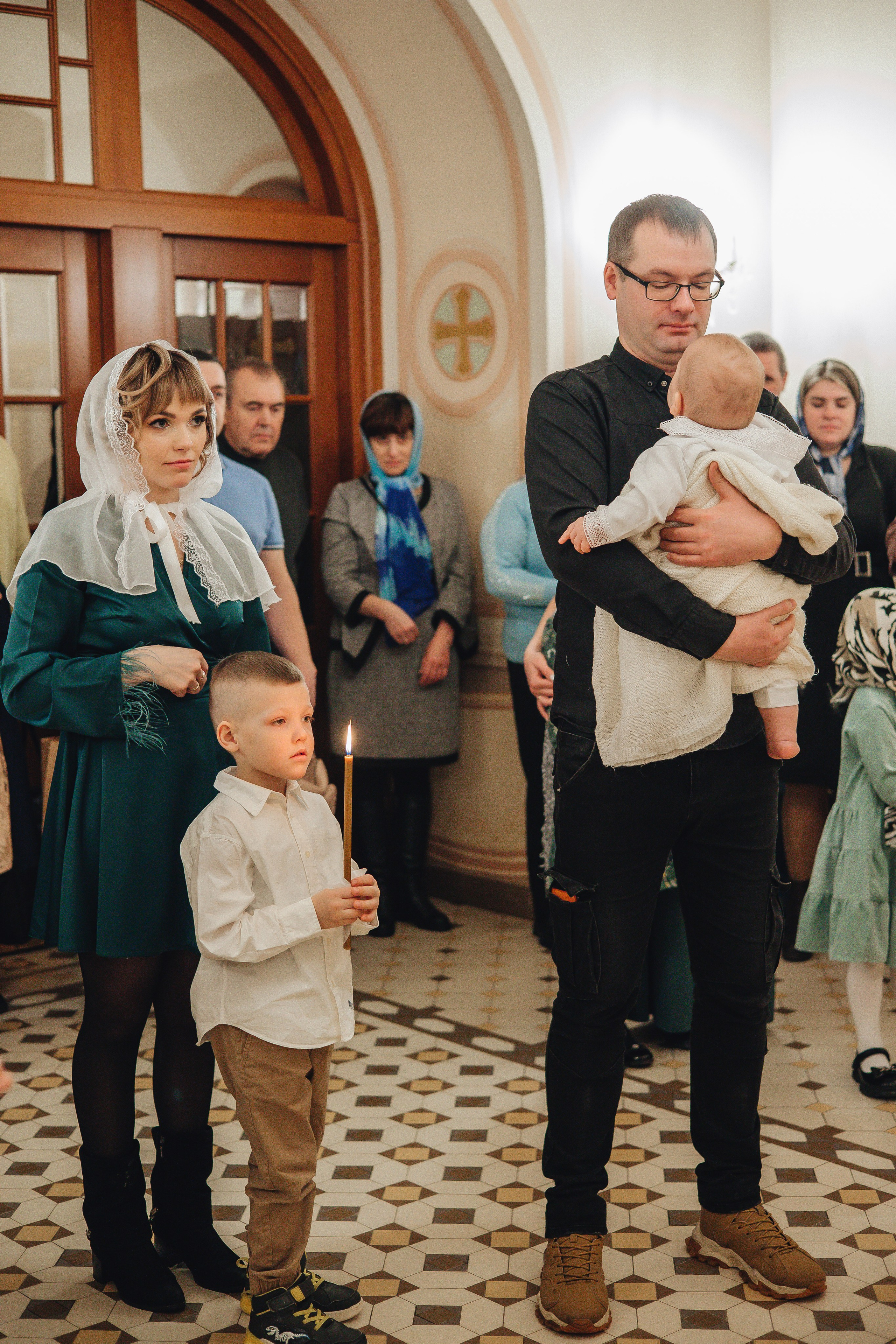 Крещение Андрея. Свадебный и семейный фотограф Пушкин Царское Село СПБ Питер Санкт-Петербург и Рязань Ольга Козлова