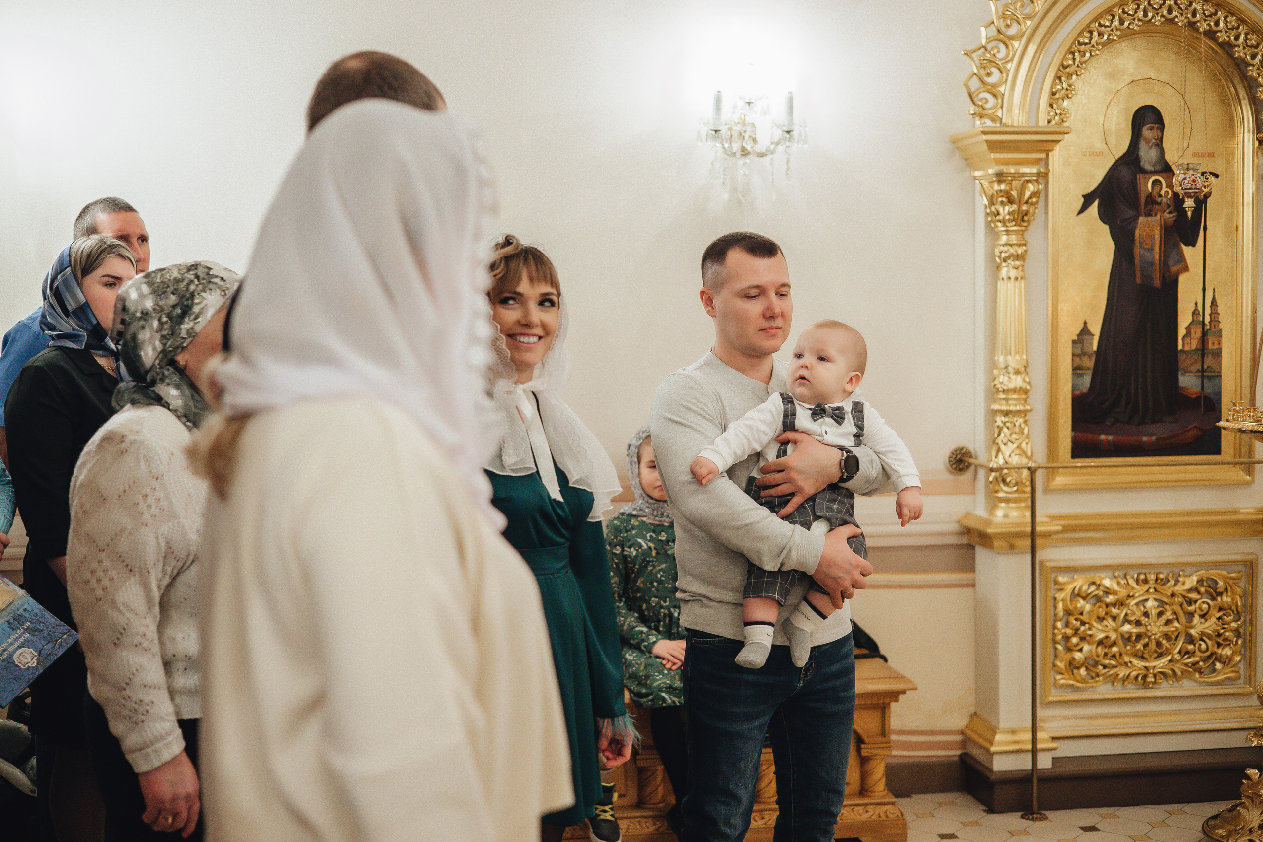 Крещение Андрея. Свадебный и семейный фотограф Пушкин Царское Село СПБ Питер Санкт-Петербург и Рязань Ольга Козлова