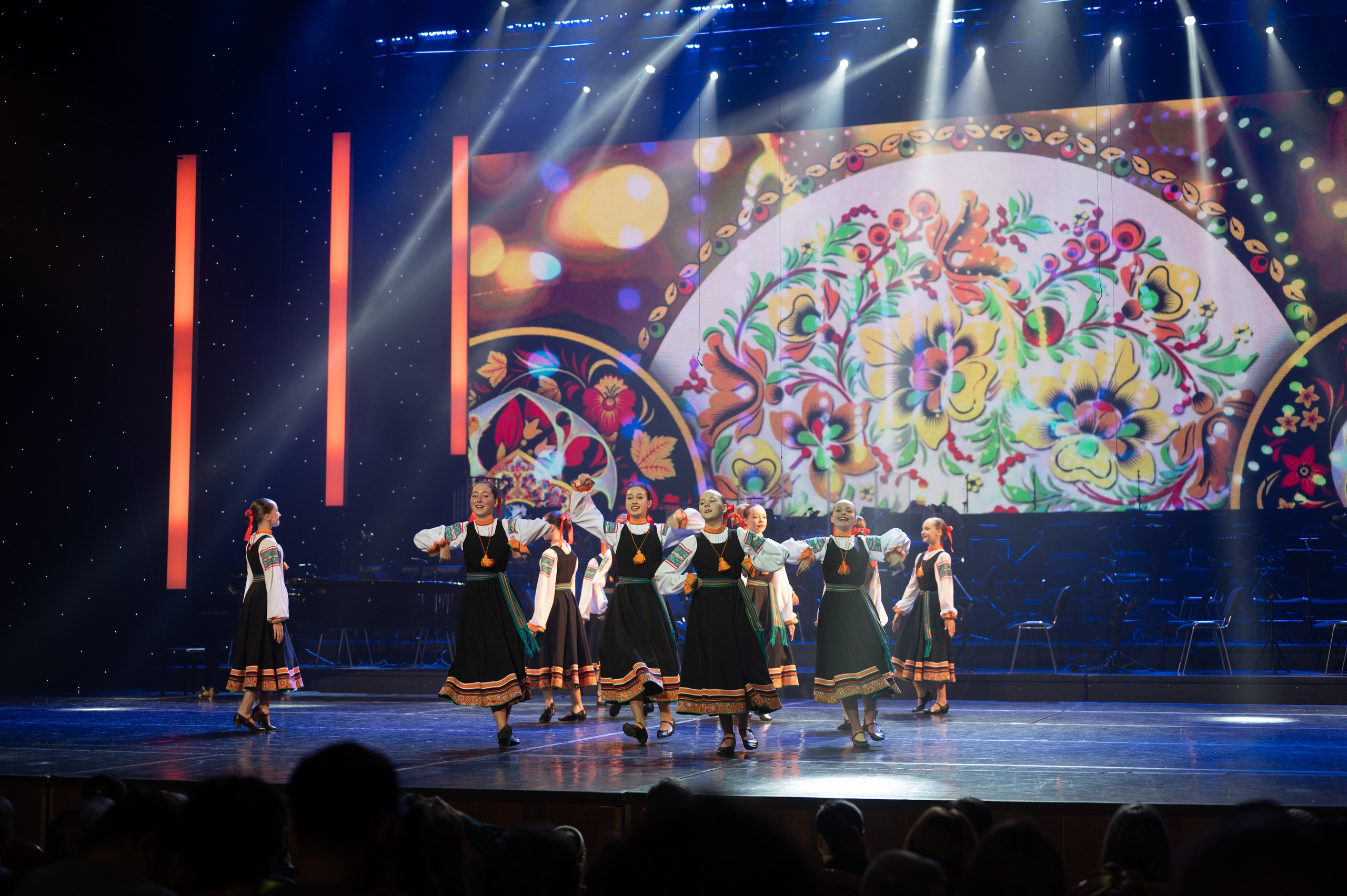 Отчетный концерт ДШИ «Гармония» «Зимняя гармония». Фотограф новорожденных, семейный детский в Тюмени Татьяна Морозова