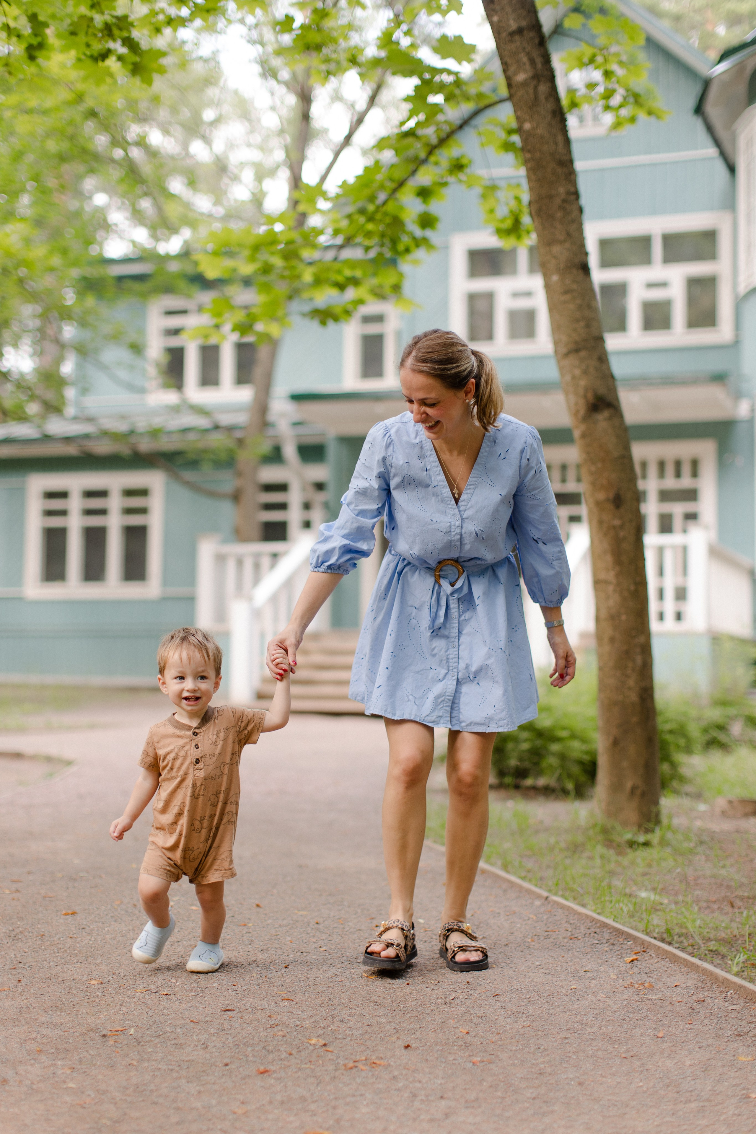 Прогулка в парке. Семейный и детский фотограф в Москве Кузьмина Мария