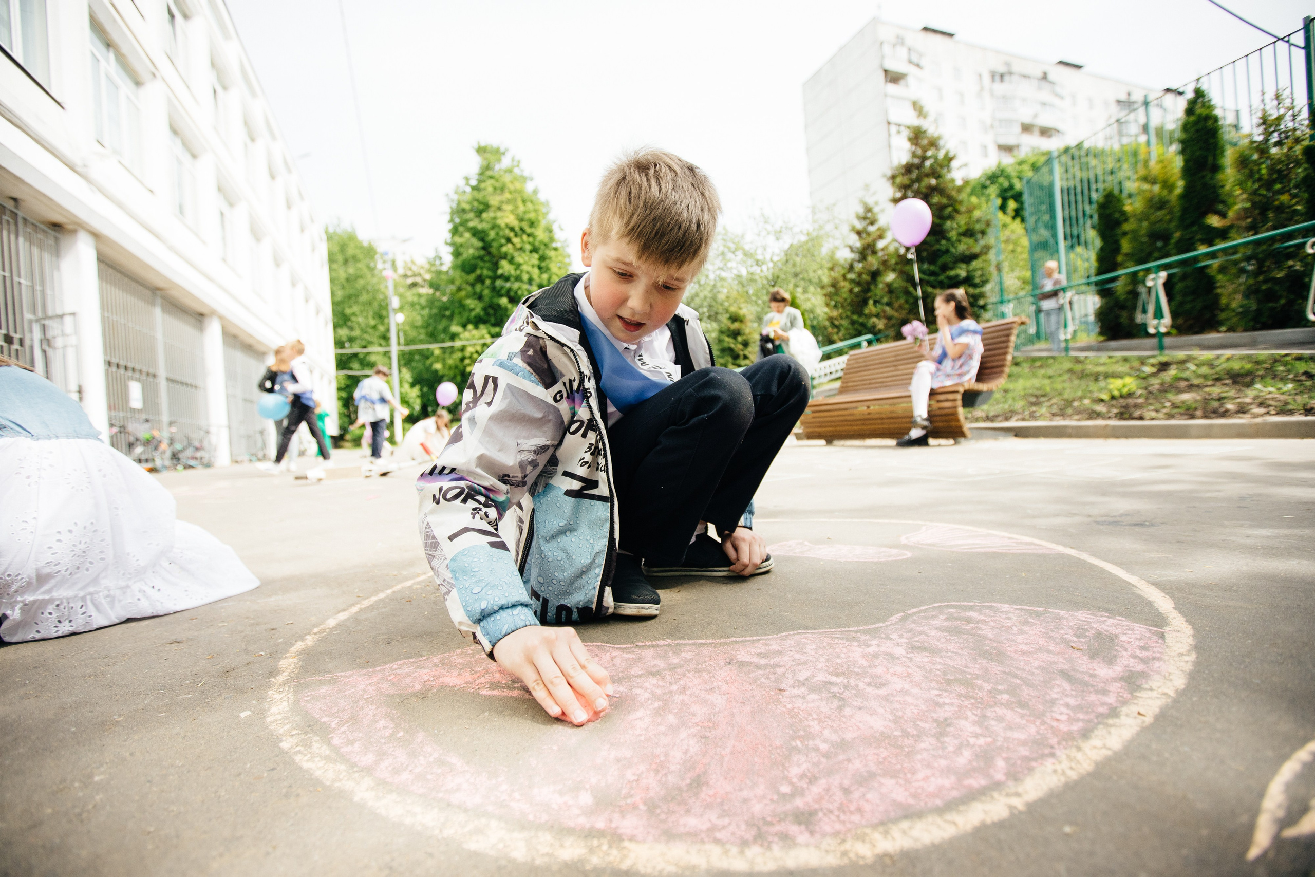 Выпускной 4 класс. Женский и репортажный фотограф Москва Натали Смирнова