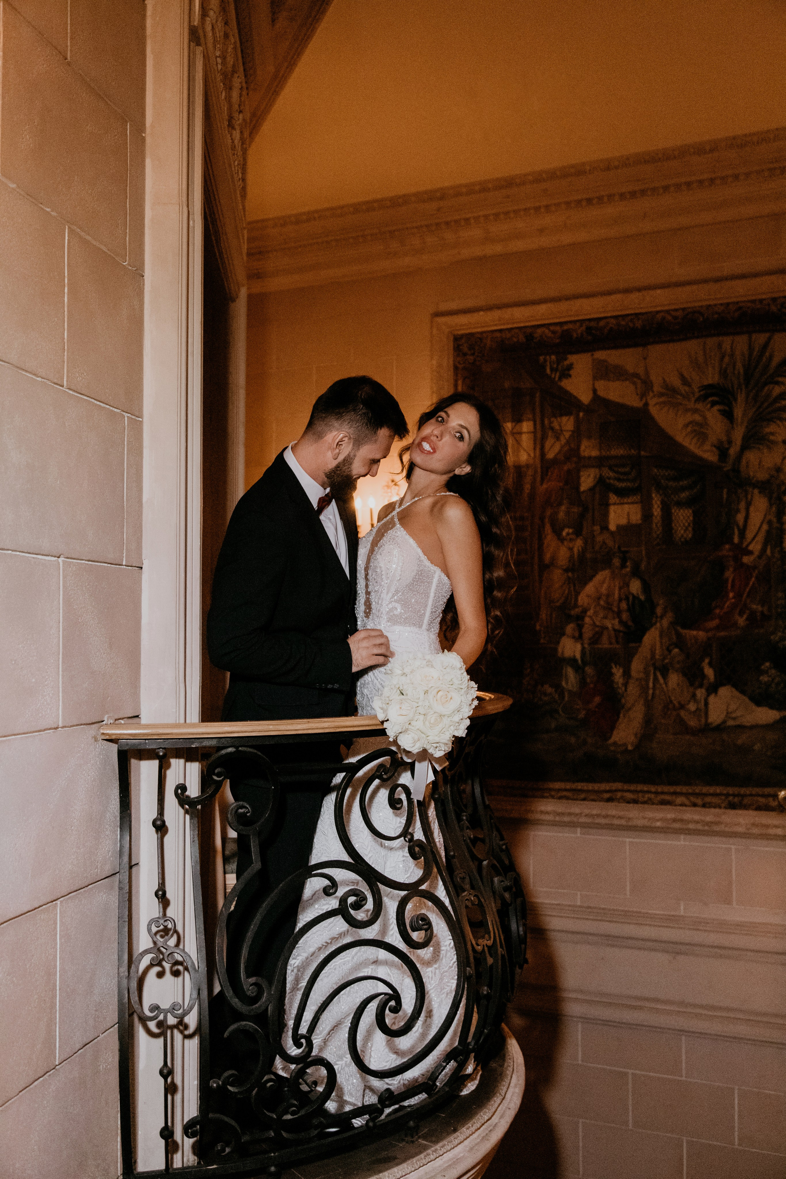 Свадебная фотосессия Амины и Антона в ресторане «Турандот». Фотограф Александра Сыщенко