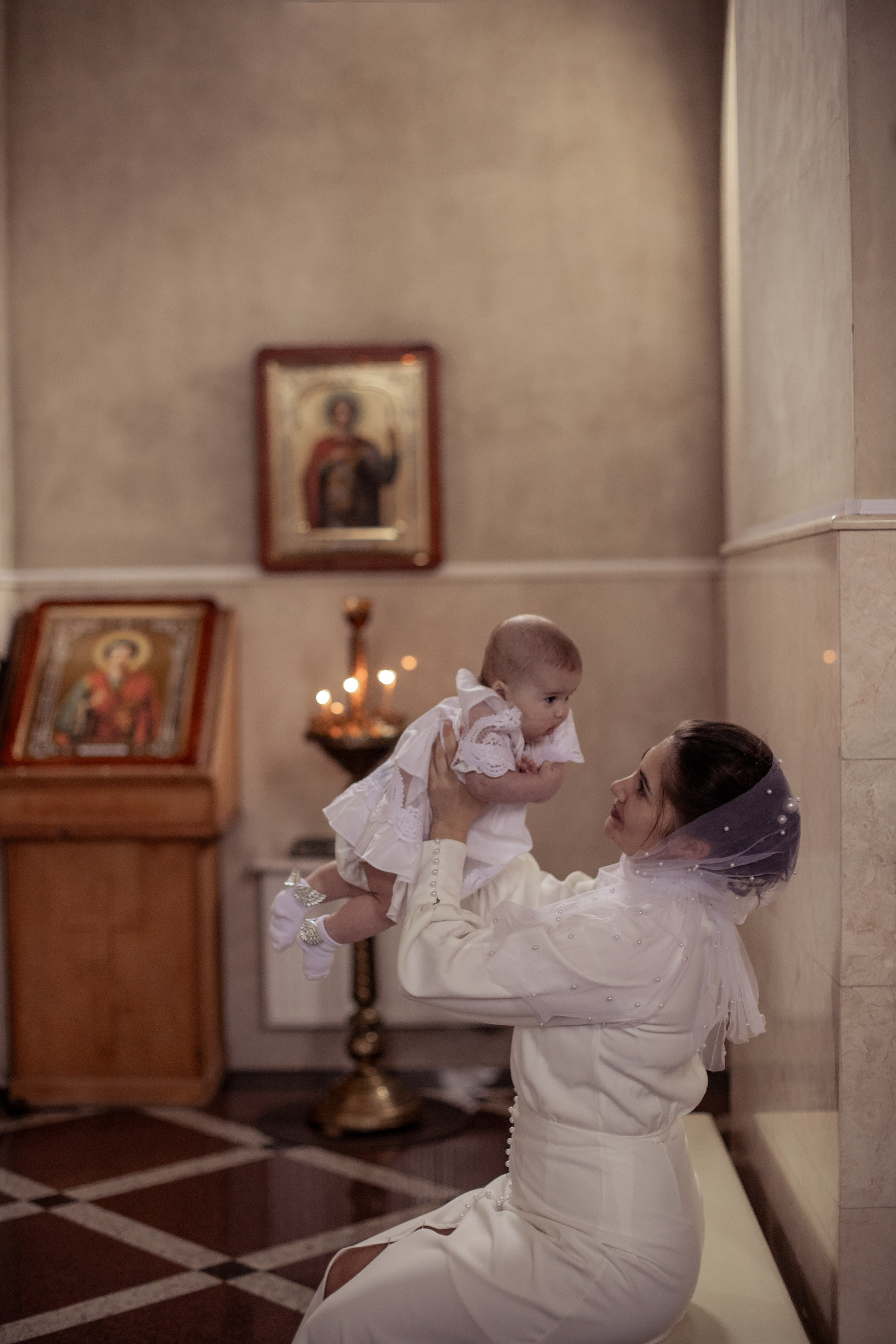 Таинство малышки Киры (храм Александра Невского п.Совхозный Славянск-на-Кубани). Фотограф в Северском районе| г. Краснодар Алена Заливчая