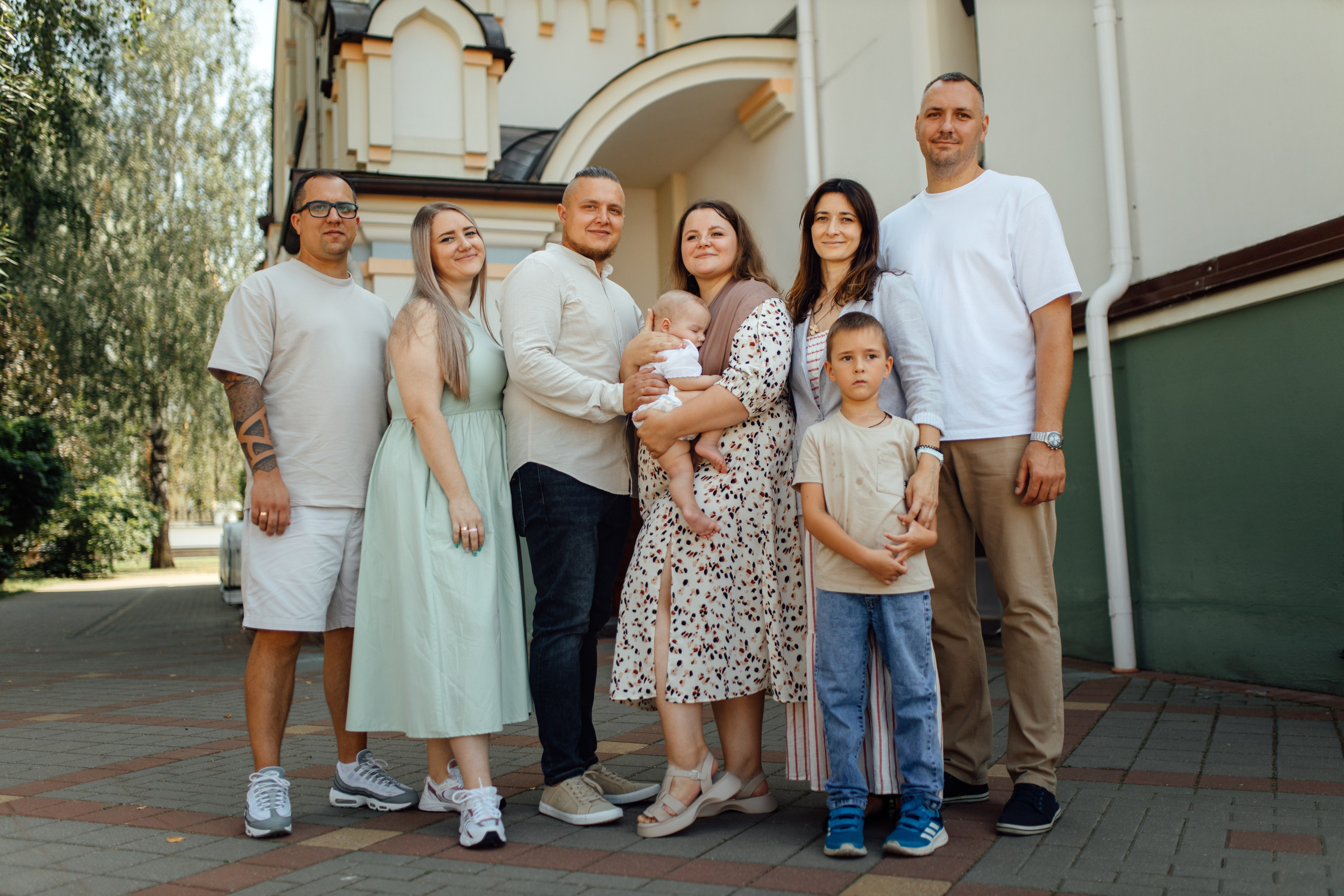 Крещение Егора (Георгия) Державный храм, св. Елисаветенского монастыря, Новинки, август 2024