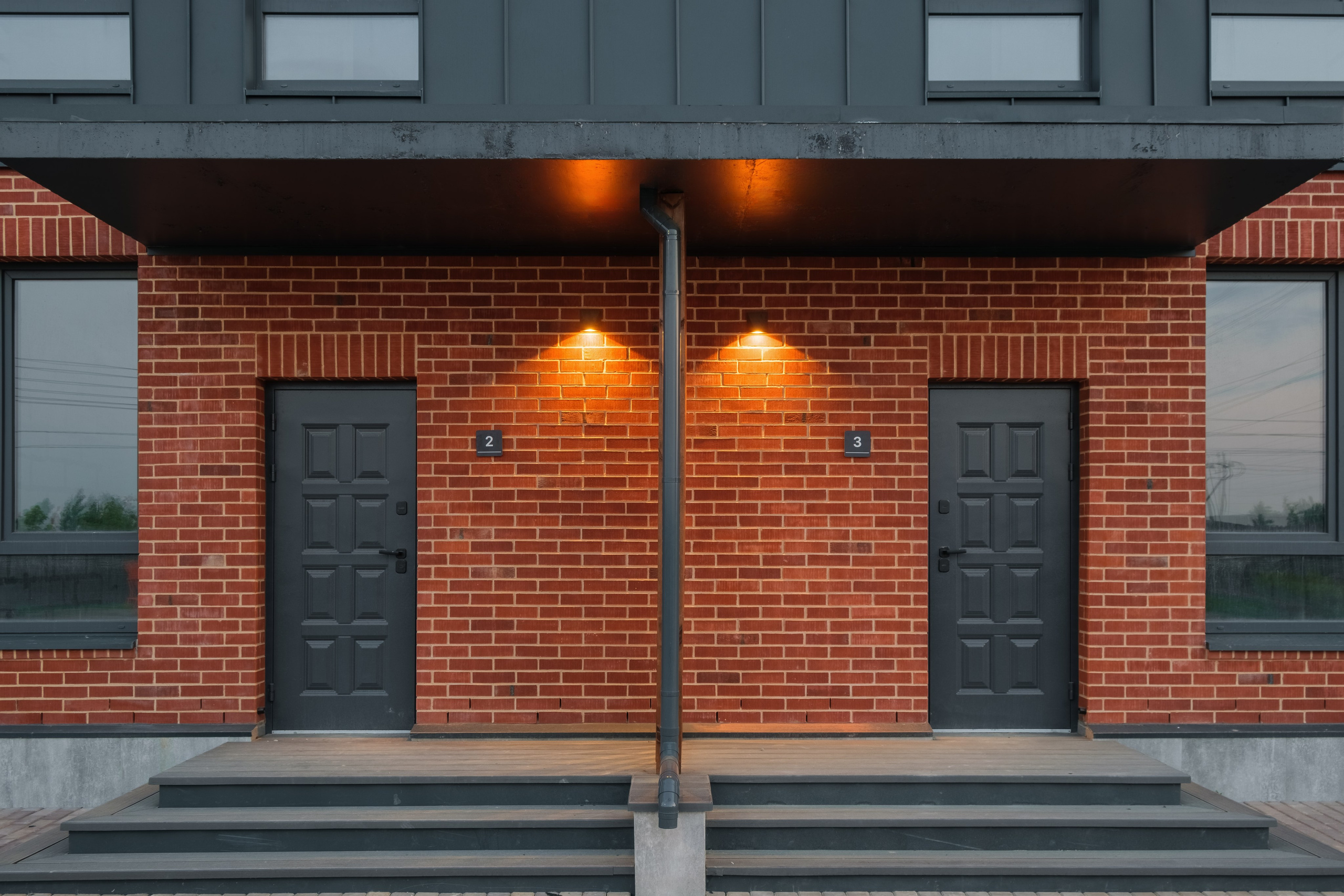 Архитектурная фотосъёмка коттеджного посёлка